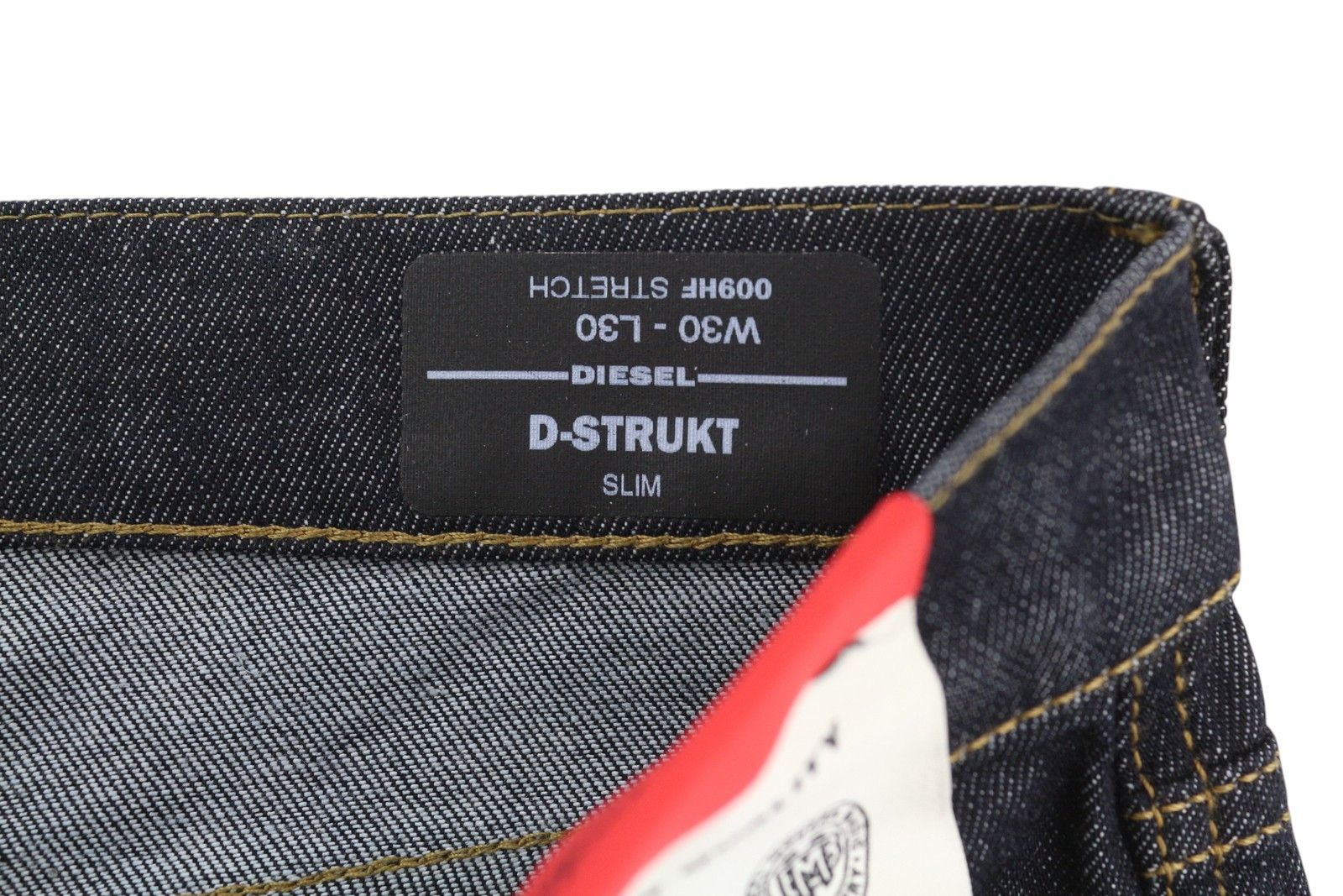 Diesel D-STRUKT 009HF W30/L30 Slim Stretch Dark Jeans 40887 Size US 30 / EU 46 - 6 Thumbnail