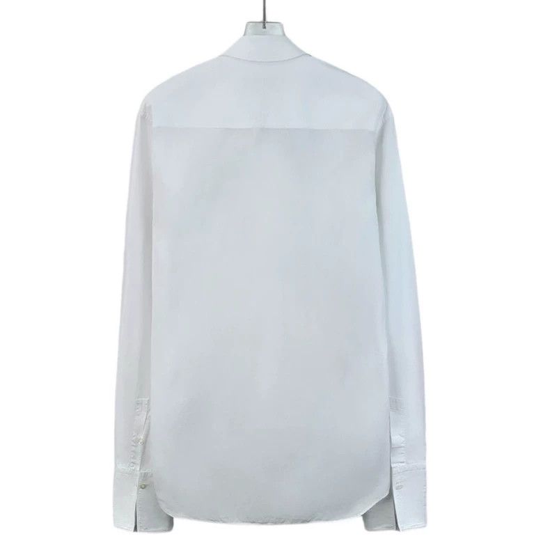 Other Givenchy Size39 White Cotton Collar Long Sleeve Shirt Size US M / EU 48-50 / 2 - 2 Thumbnail