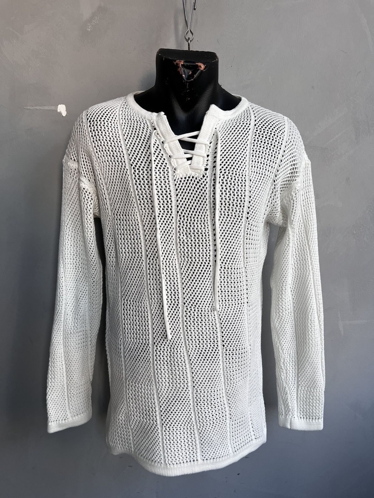 Diesel Mesh top sweater JpG style japanese diesel hype y2k Size US M / EU 48-50 / 2 - 1 Thumbnail