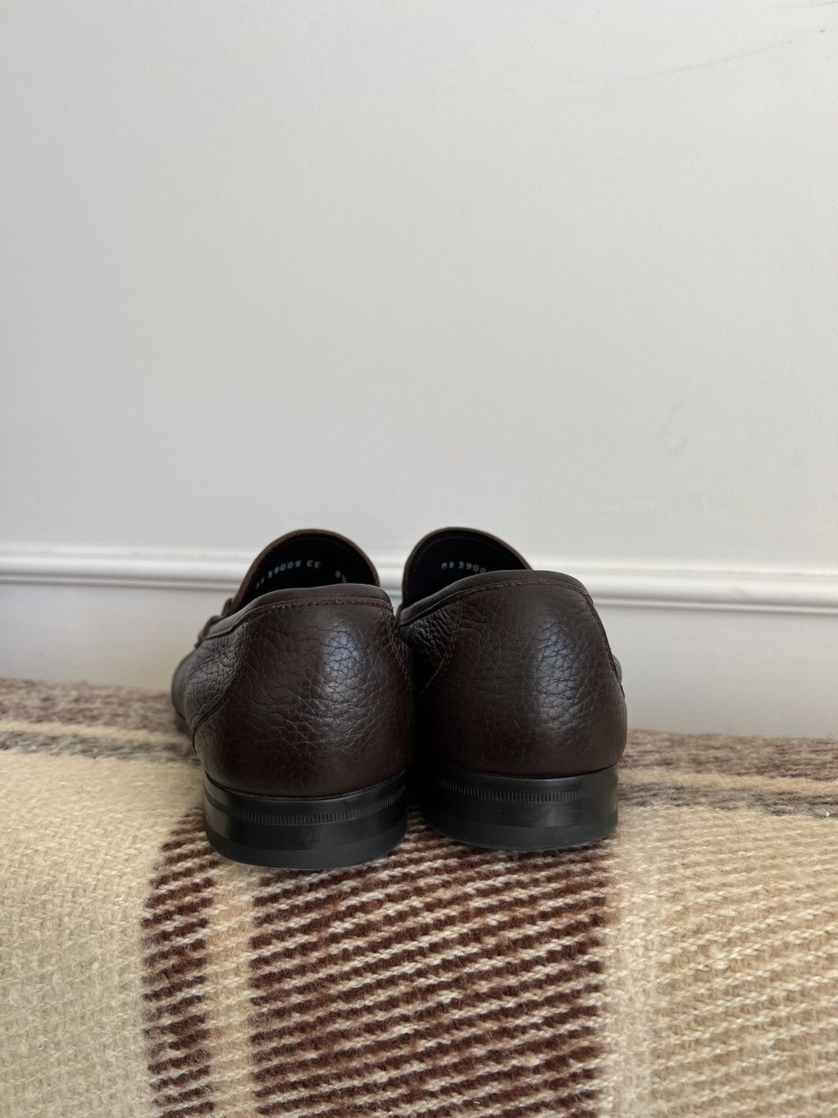 Salvatore Ferragamo SALVATORE FERRAGAMO "Magnifico"Brown Leather Gancini Loafers Size US 8.5 / EU 41-42 - 7 Thumbnail