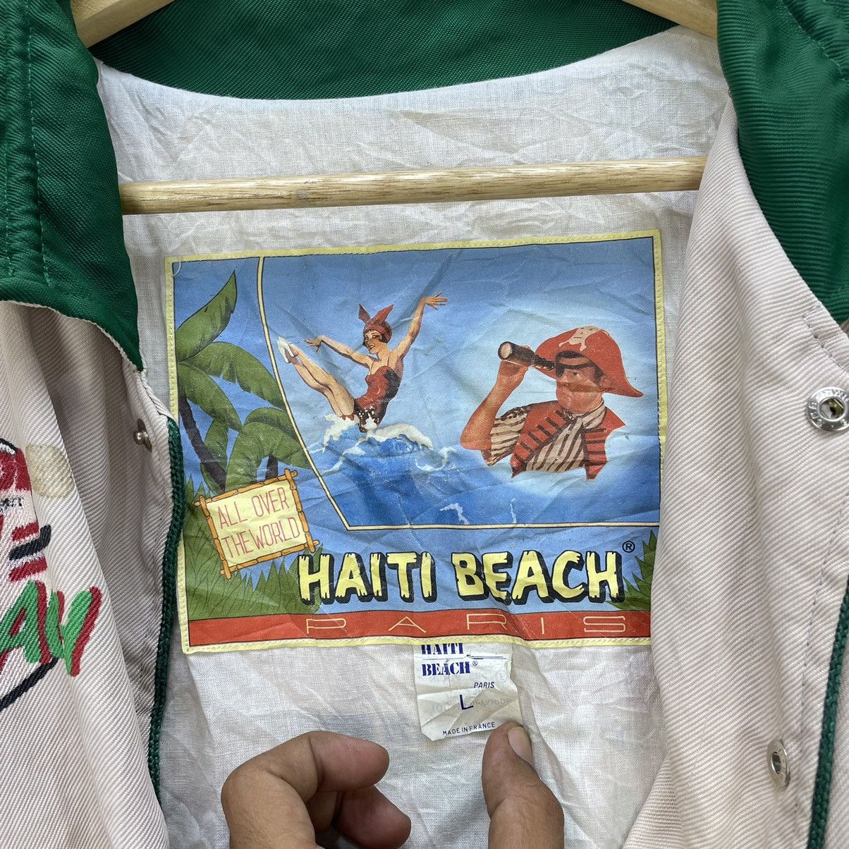 Champion × Vintage Vintage Champion Haiti Beach Paris Bomber Jacket Size US M / EU 48-50 / 2 - 9 Thumbnail