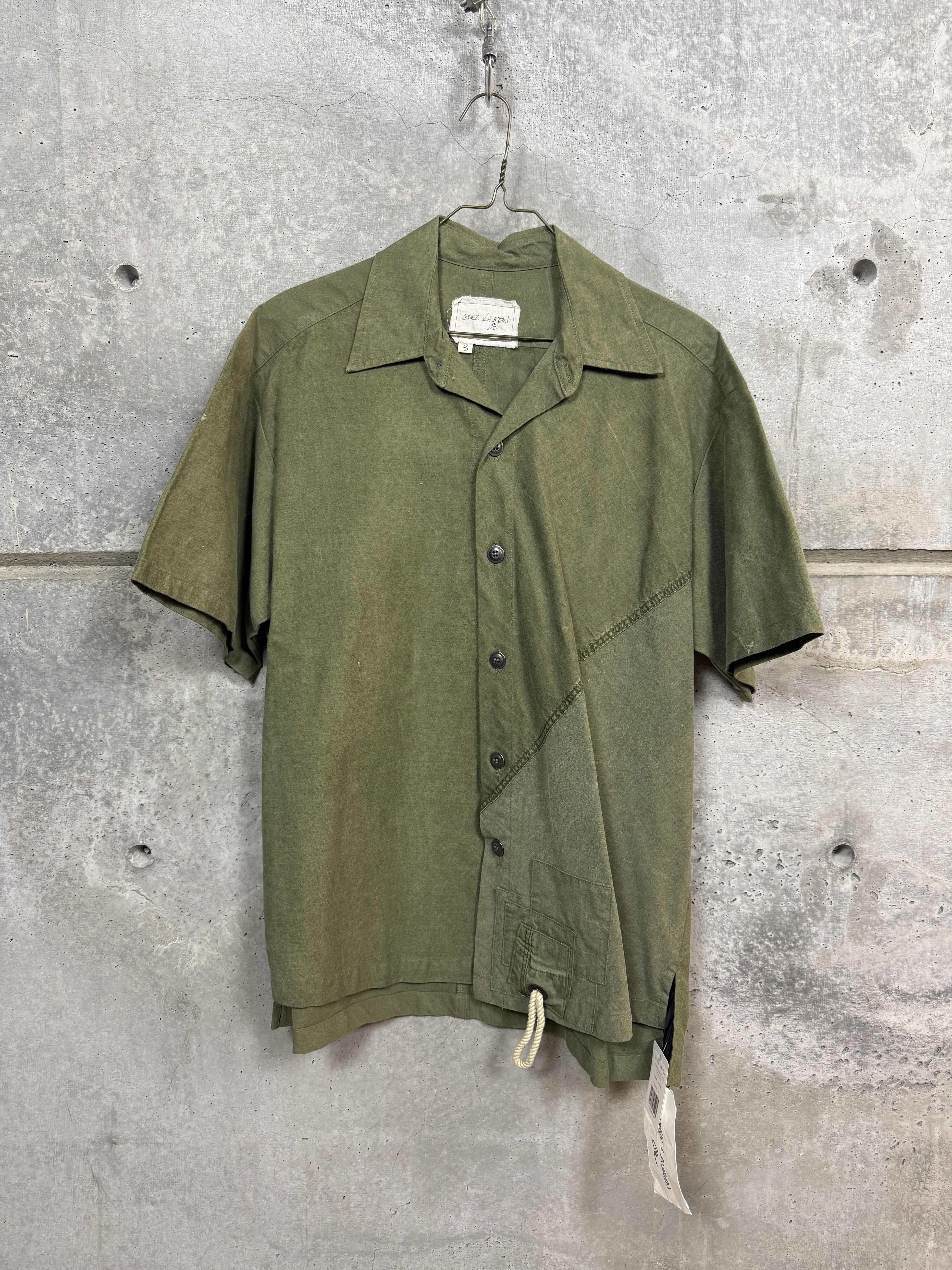 Greg Lauren $950 Greg Lauren Army Tent Short Sleeve Studio Shirt Size US L / EU 52-54 / 3 - 5 Thumbnail