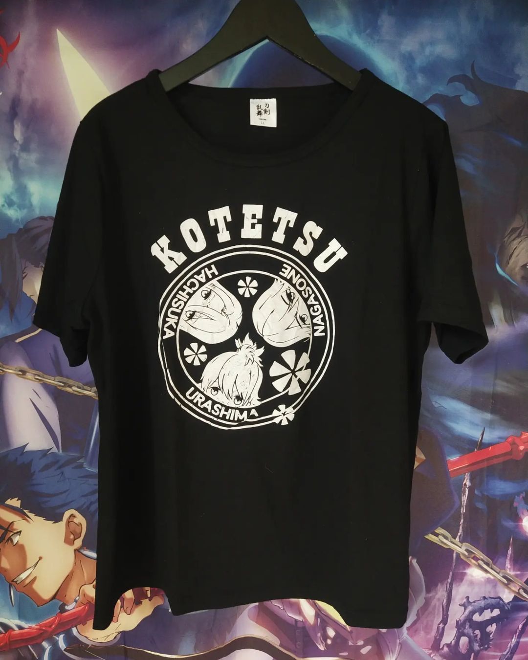 Anime × Japanese Brand Touken Ranbu Chibi Art Anime Game Tees Size US L / EU 52-54 / 3 - 1 Thumbnail