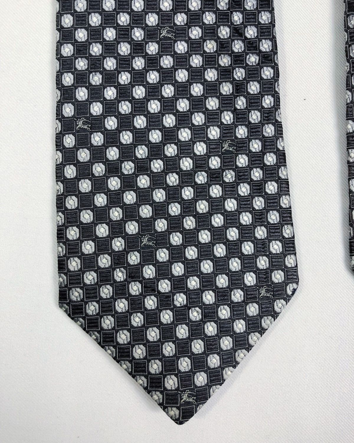 Burberry Prorsum Rare Vintage Burberrys Monogram Silk Tie Made in Italy Size ONE SIZE - 4 Thumbnail