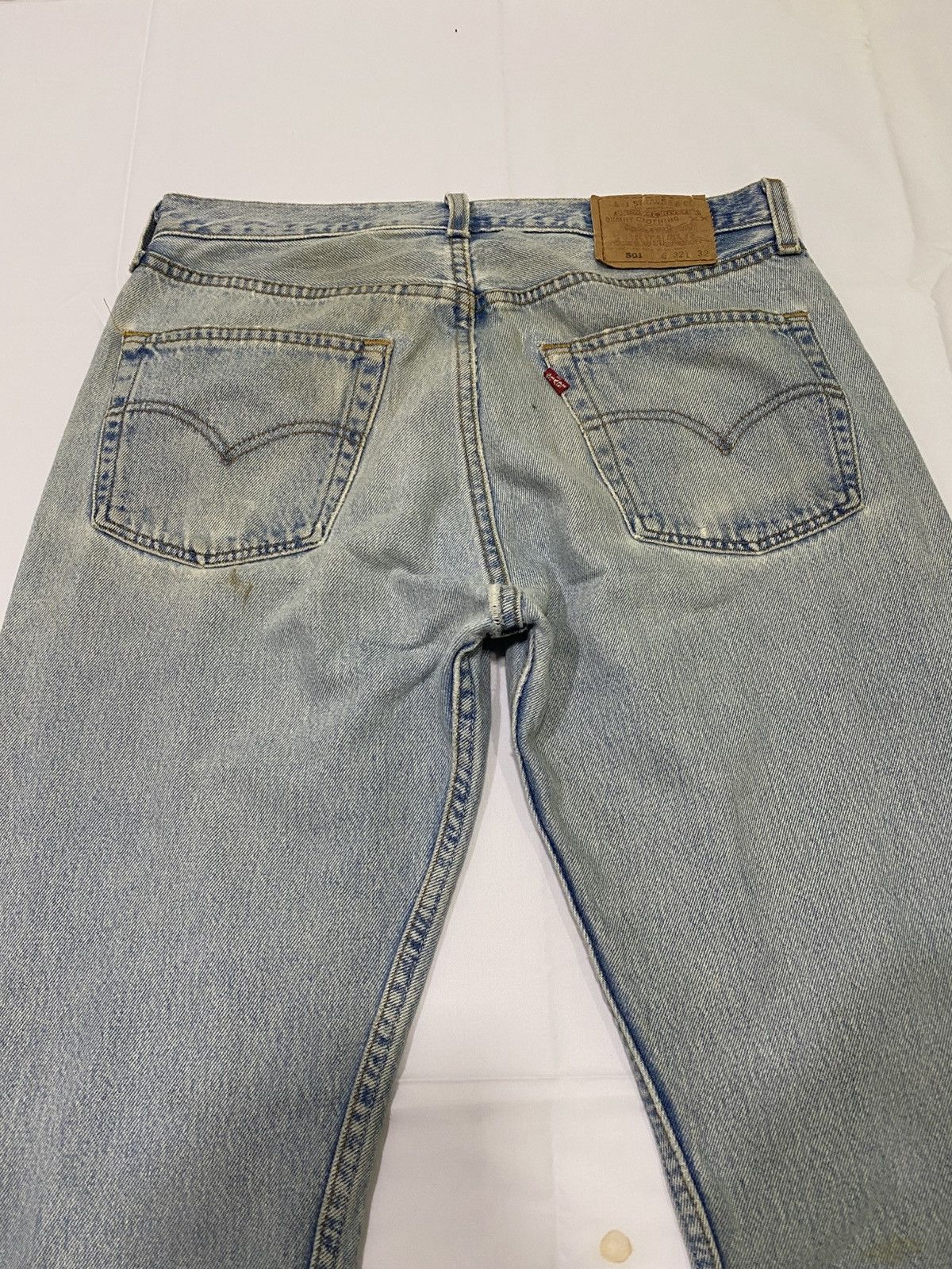 Levi's Vintage Levis 501 made in usa distressed jeans Size US 31 - 7 Thumbnail
