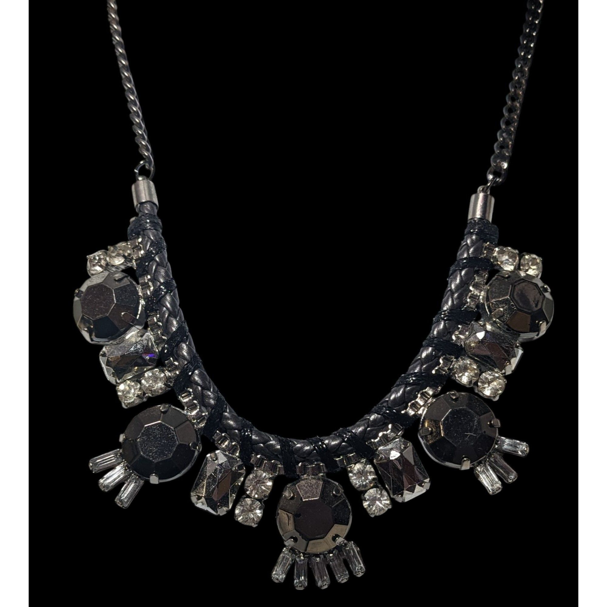 Express Express Glam Goth Chunky Costume Necklace Size ONE SIZE - 2 Thumbnail