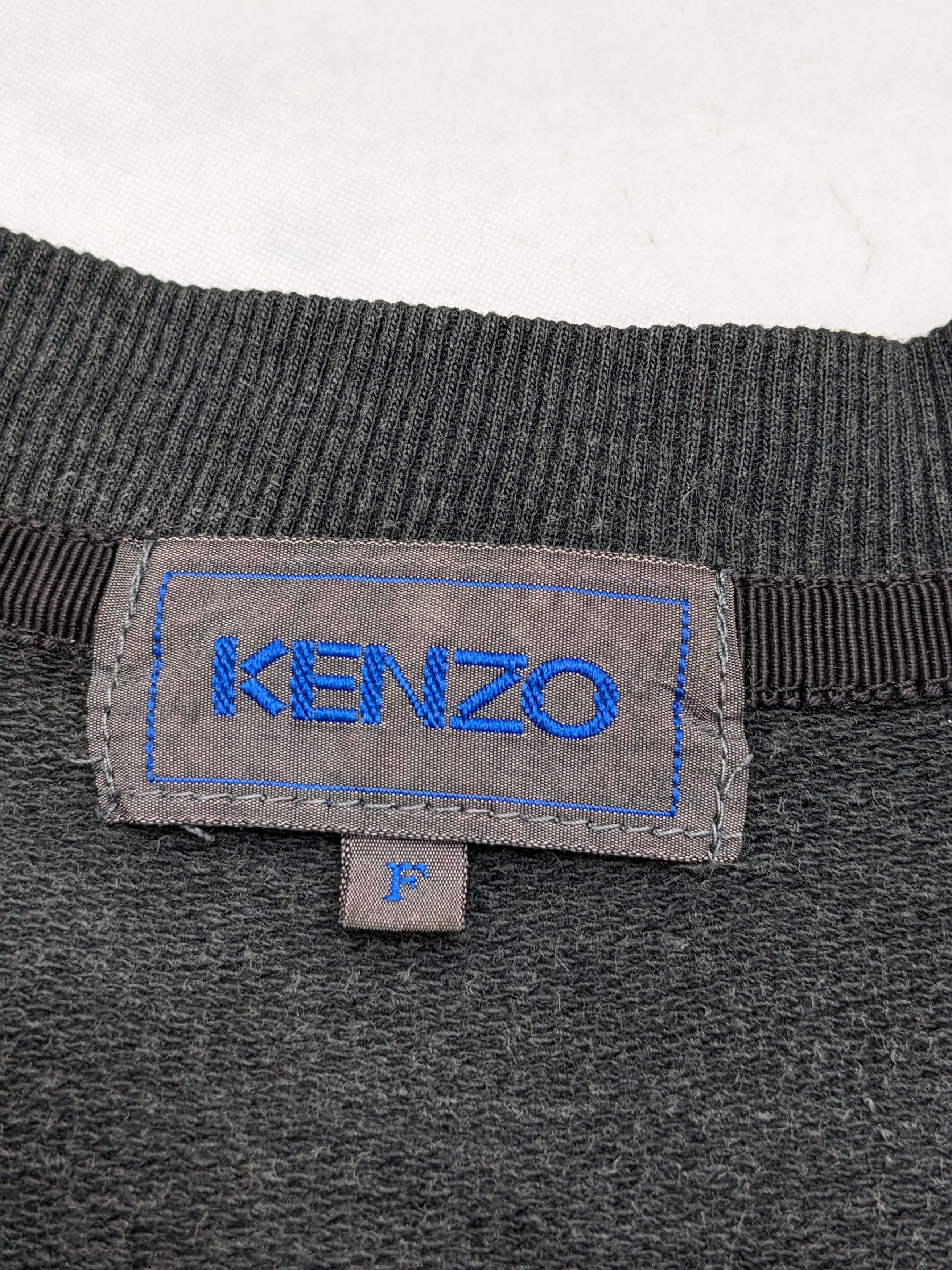 Kenzo Vintage KENZO V-Neck Sweatshirt Size US M / EU 48-50 / 2 - 9 Thumbnail