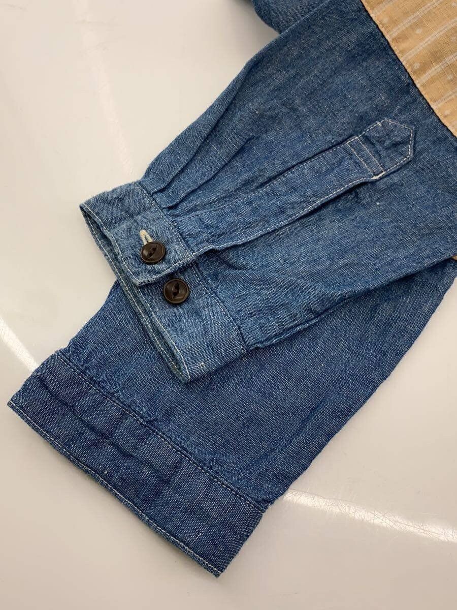Visvim VISVIM 14AW KERCHIEF BORDER TUNIC CHAMBRAY SHIRT Size US L / EU 52-54 / 3 - 2 Thumbnail