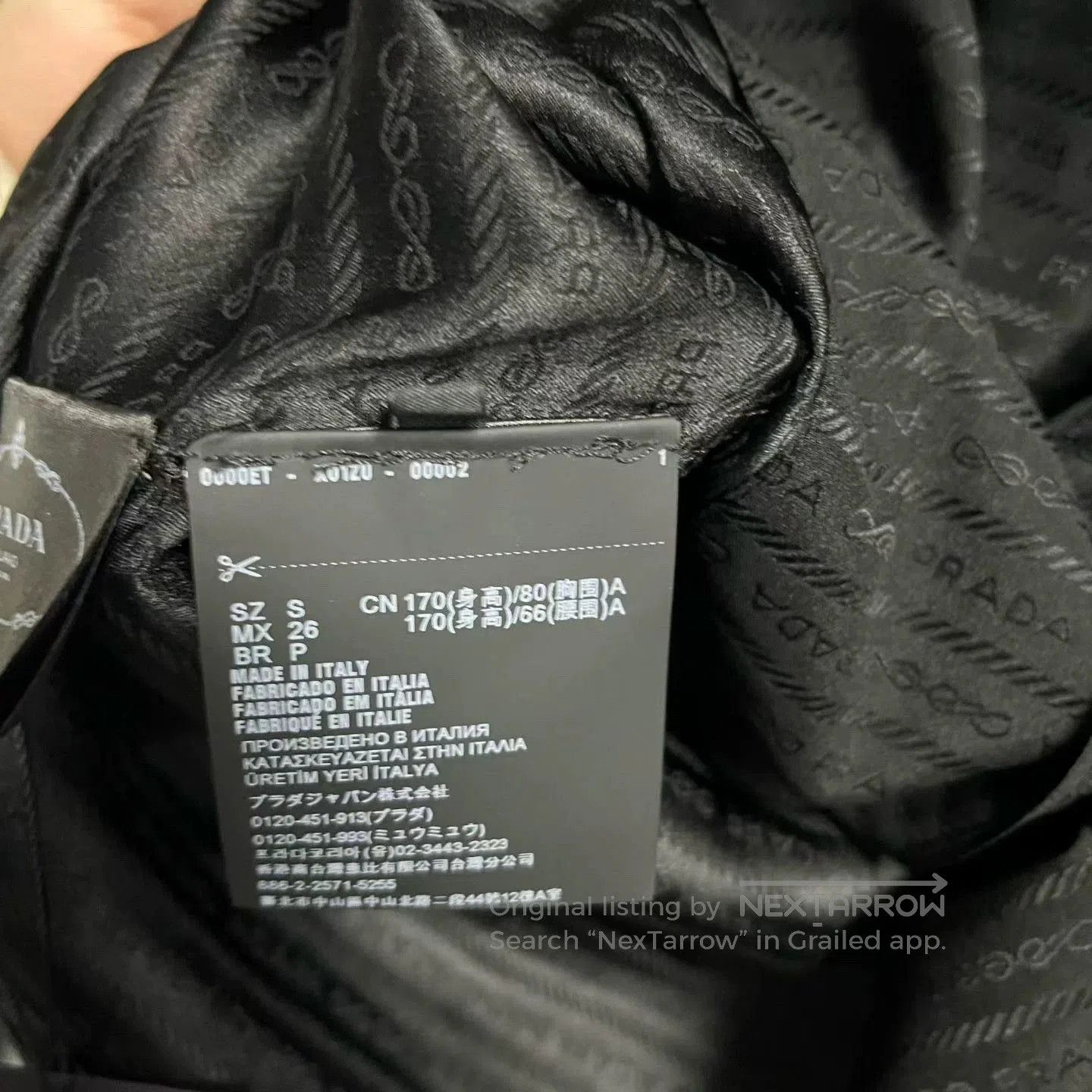 Prada prada black triangle logo casual jacket. Size US S / EU 44-46 / 1 - 3 Thumbnail