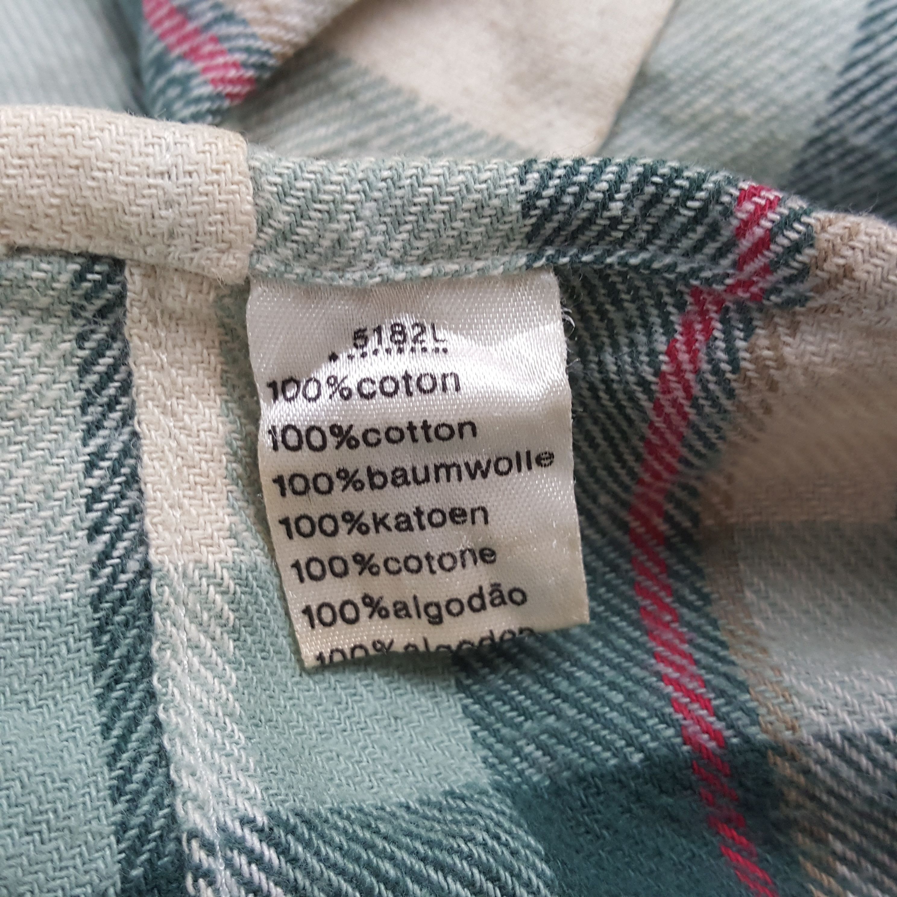 Designer × Lacoste × Vintage Vintage CHEMISE LACOSTE Block Design Shirt C285N71 Size US XXL / EU 58 / 5 - 9 Thumbnail