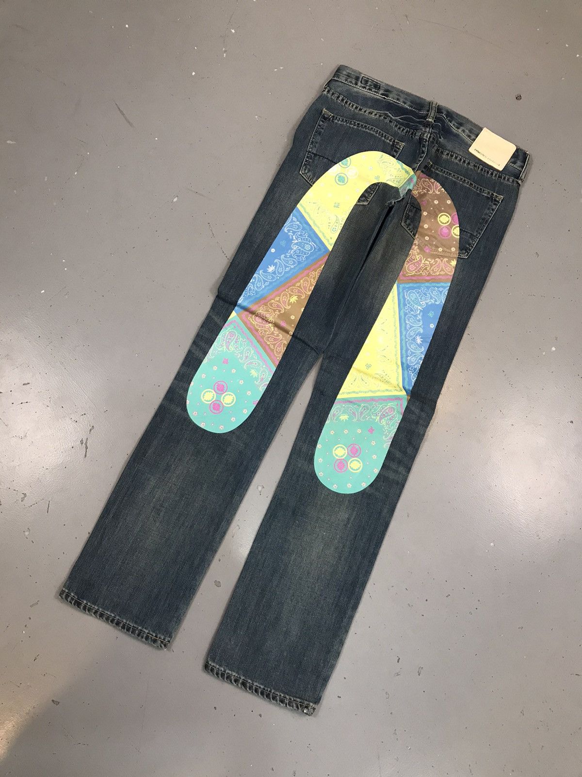 Japanese Brand × Vintage Vintage Evisu inspired crazy diecock denim Size US 30 / EU 46 - 10 Thumbnail