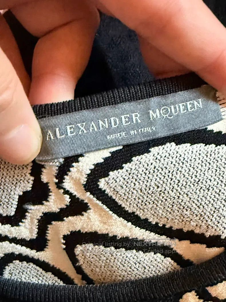 Alexander McQueen Alexander Mcqueen Elastic knitted dress Size S / US 4 / IT 40 - 4 Thumbnail
