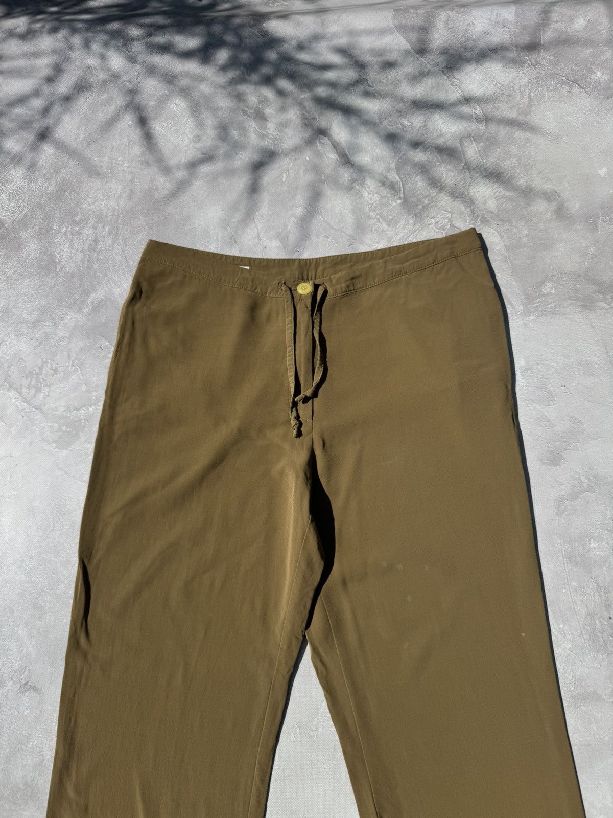 Dries Van Noten Vintage Dries Van Noten Woman's Rayon Baggy Pants Size 30" / US 8 / IT 44 - 2 Thumbnail