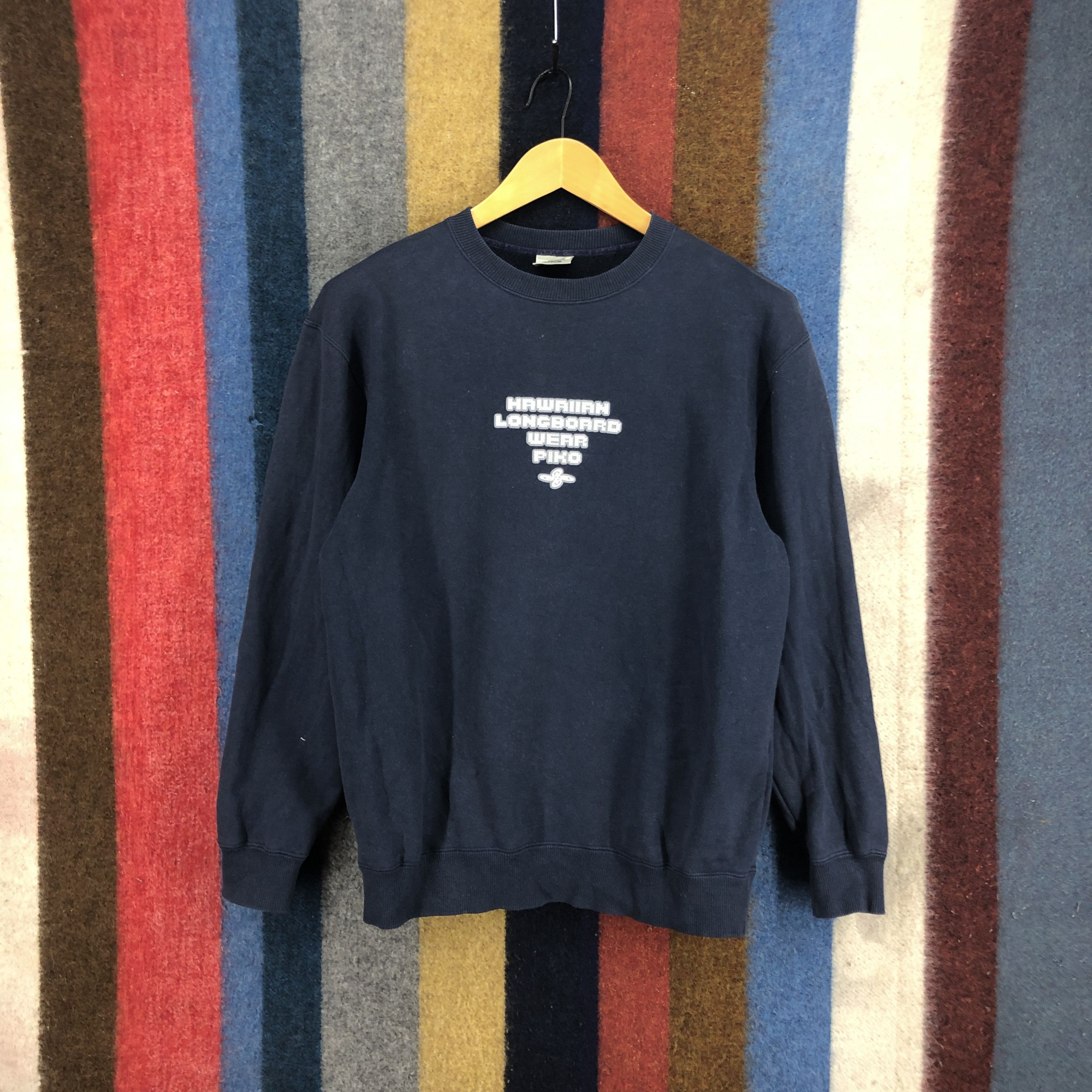 Other PIKO HAWAIIAN LONGBOARD Crew Neck Sweatshirt #0418/R Size US S / EU 44-46 / 1 - 3 Thumbnail