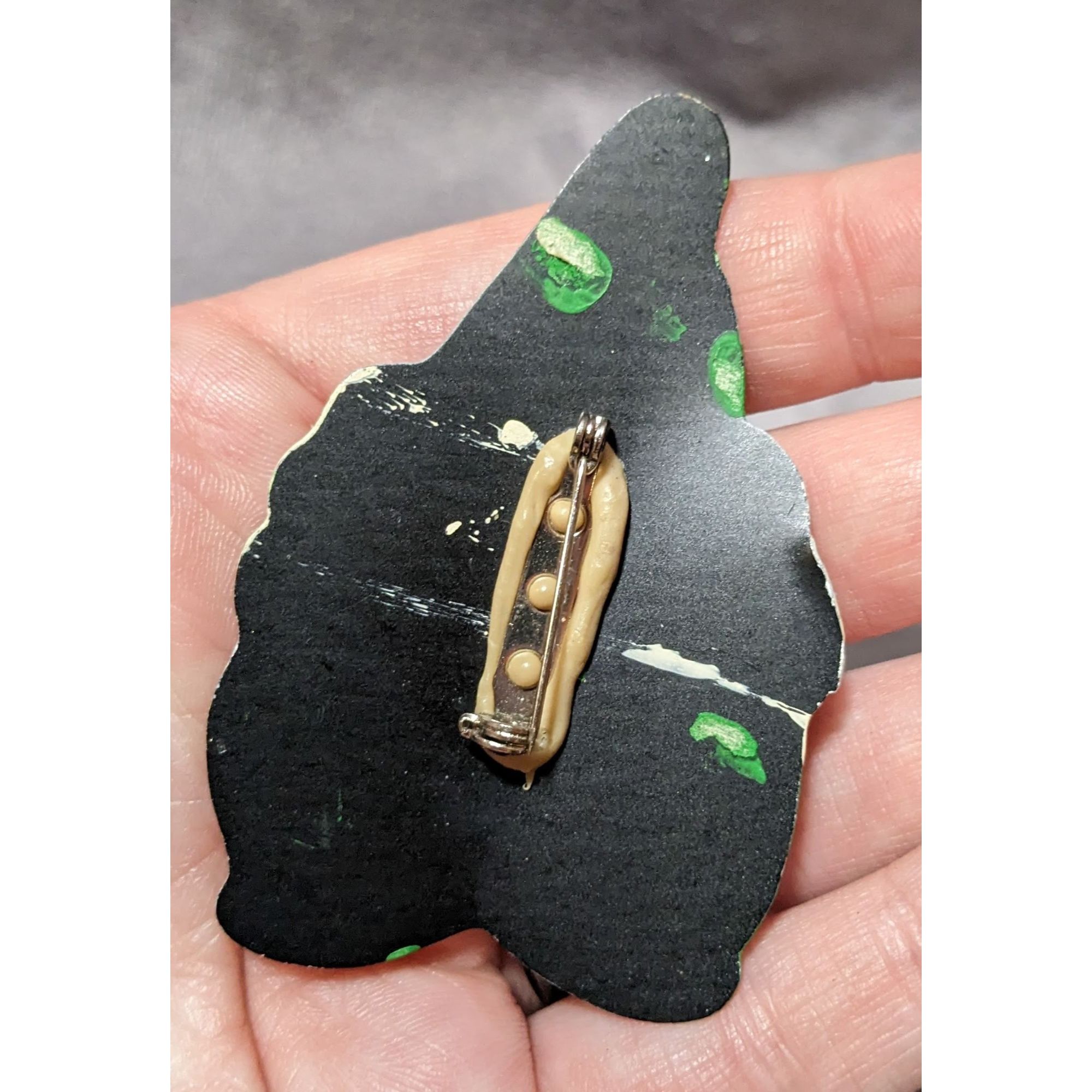 Other Vintage Handmade Green Leprechaun Brooch Size ONE SIZE - 6 Thumbnail