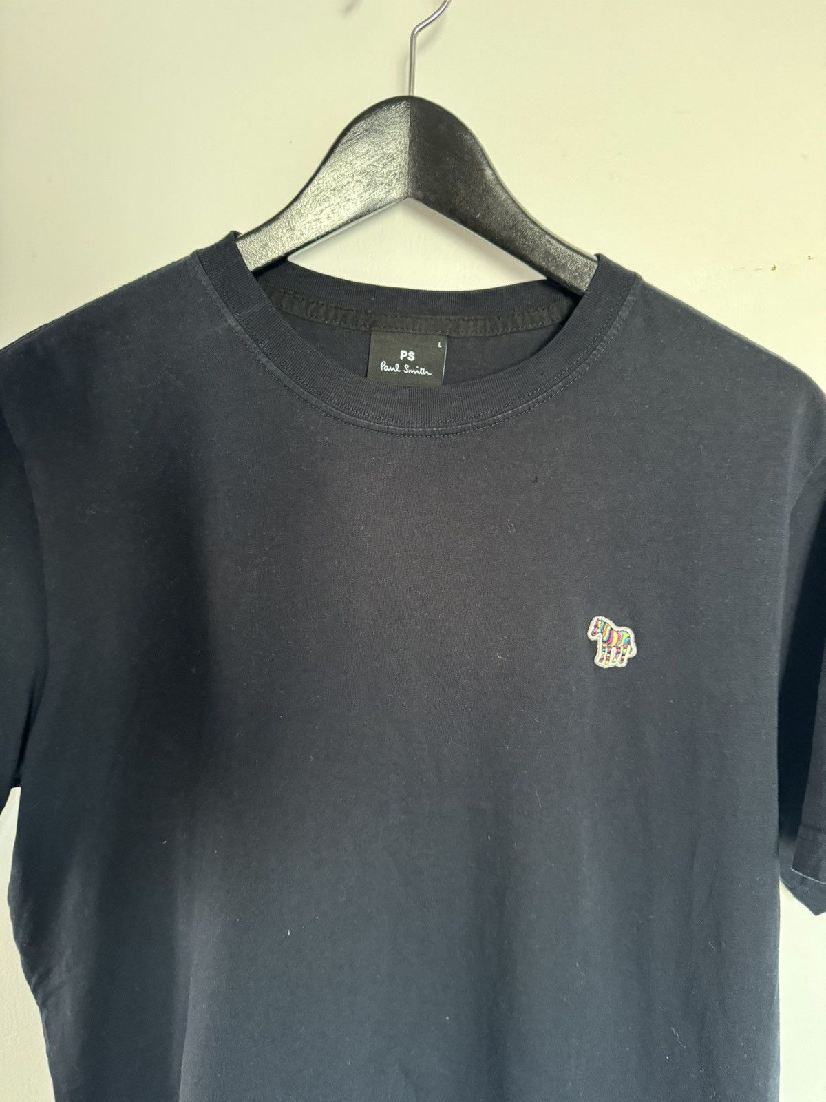 Paul Smith PS Paul Smith $100 L Black Cotton Zebra Logo T-shirt Casual Size US L / EU 52-54 / 3 - 4 Thumbnail