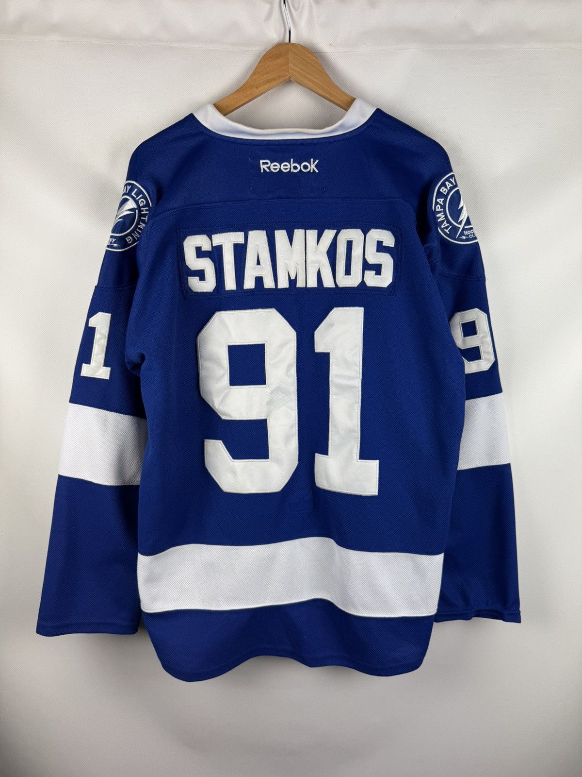 Reebok Reebok Tampa Bay Lightning #91 Stamkos NHL Hockey Jersey Size US M / EU 48-50 / 2 - 14 Thumbnail