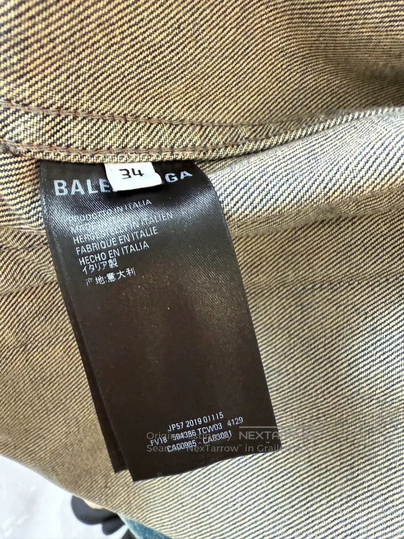 Balenciaga Balenciaga size 34 Denim Jacket Size S / US 4 / IT 40 - 4 Thumbnail