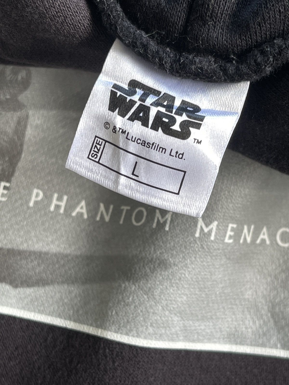 Star Wars Episode 1 "The Phantom Menace" Sweatshirt Hoodies Faded Size US L / EU 52-54 / 3 - 11 Thumbnail