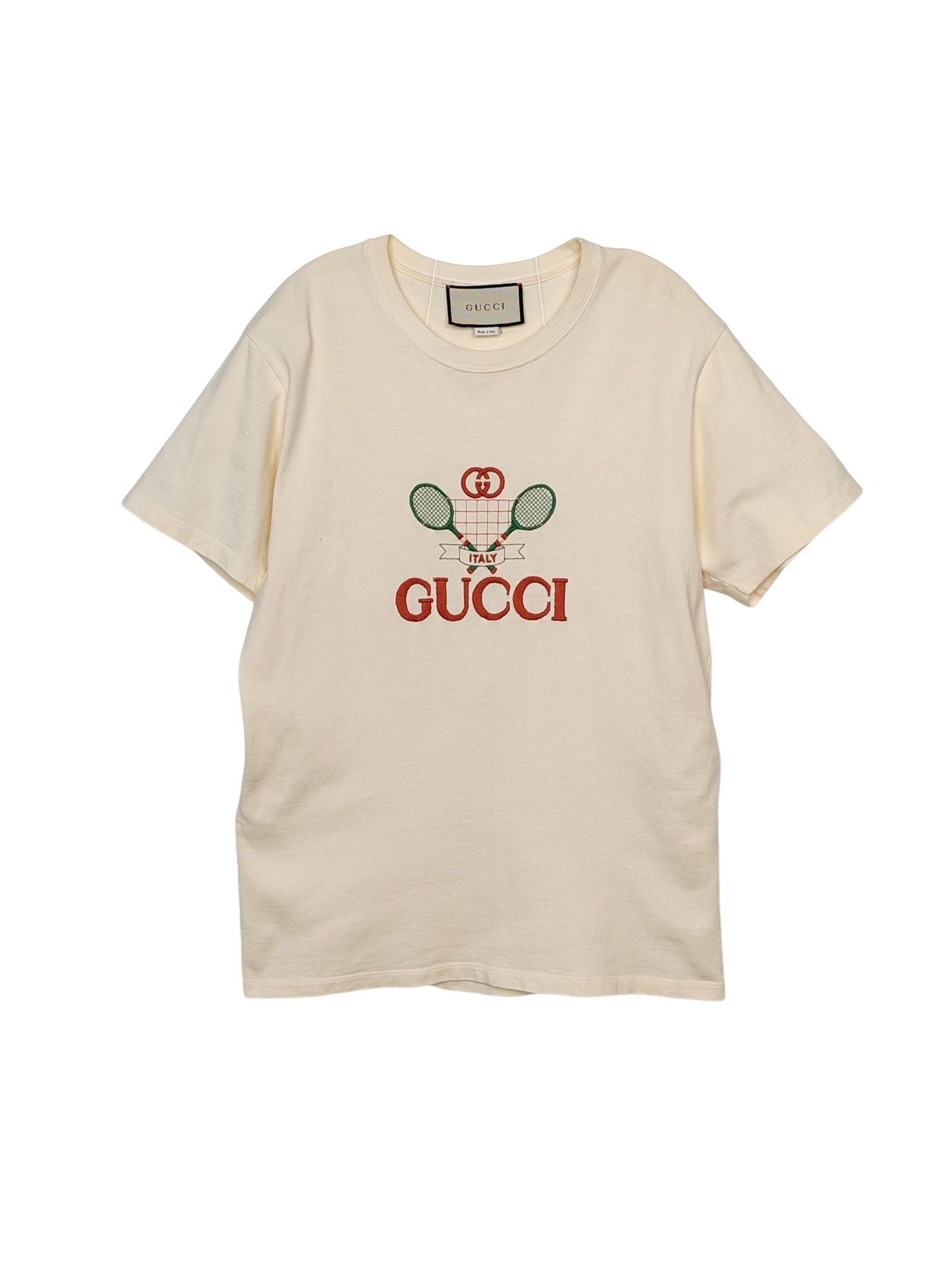 Gucci Gucci Tennis Racket Embroidery T-Shirt Size XS Size US XS / EU 42 / 0 - 1 Thumbnail