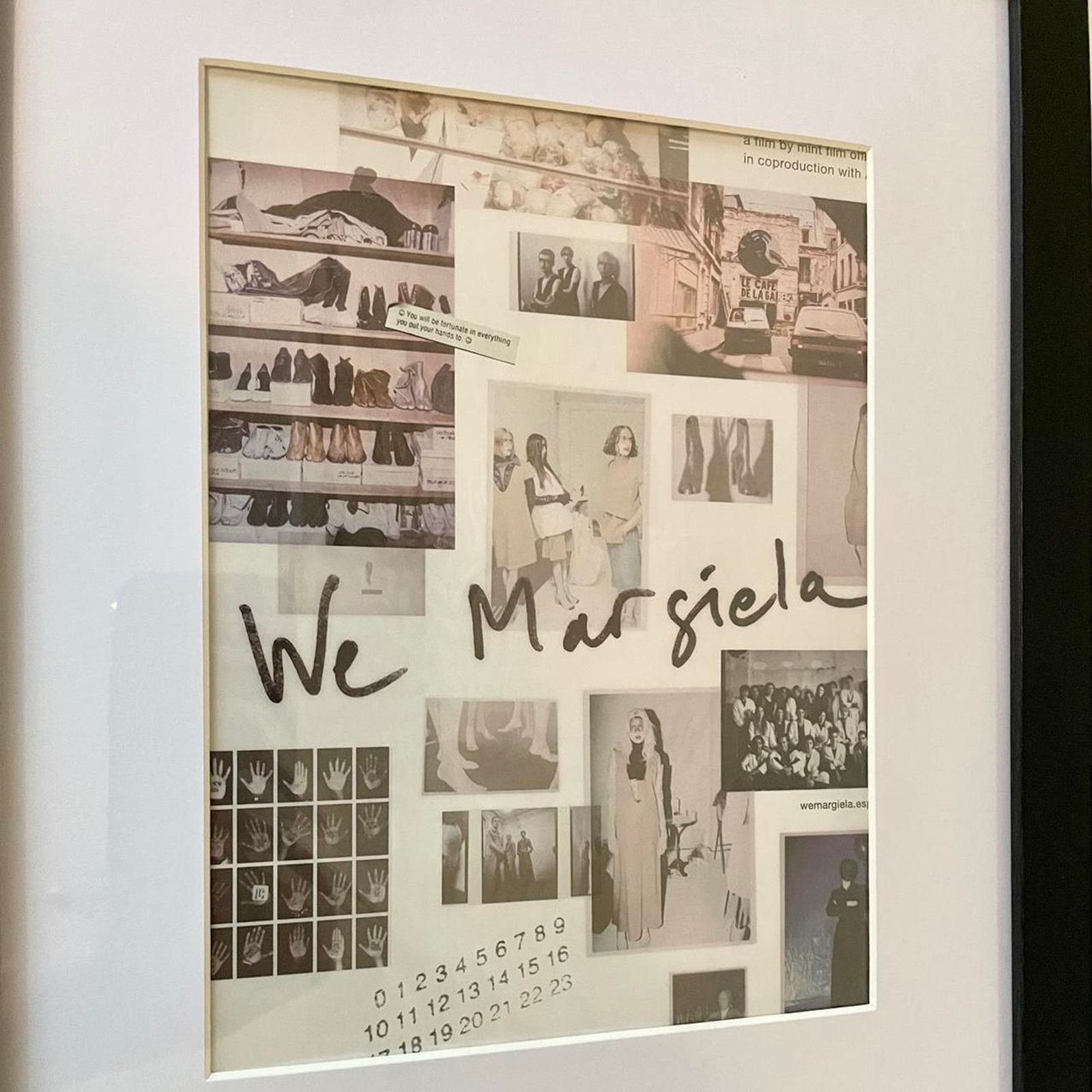 Maison Margiela × Vintage Maison Martin Margiela We Margiela framed poster 9x12 Size ONE SIZE - 2 Thumbnail