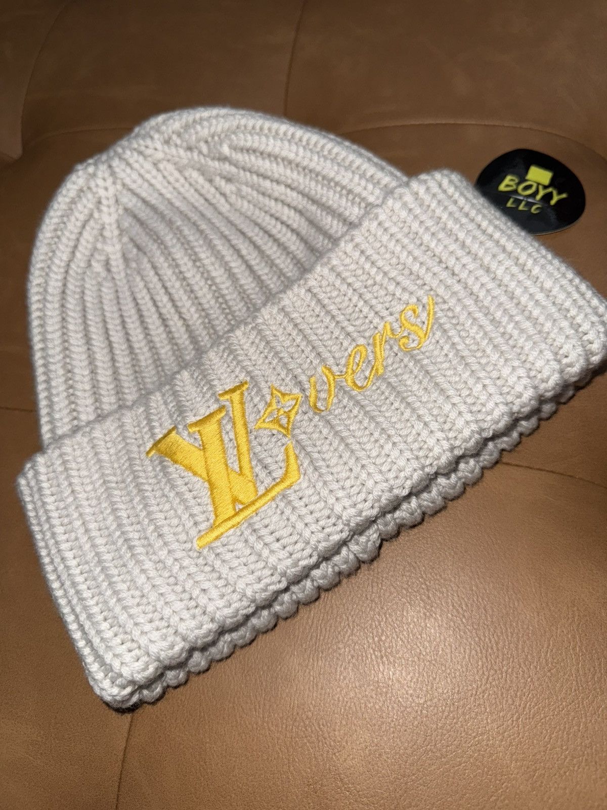 Louis Vuitton Louis Vuitton logo wool beanie Size ONE SIZE - 1 Thumbnail
