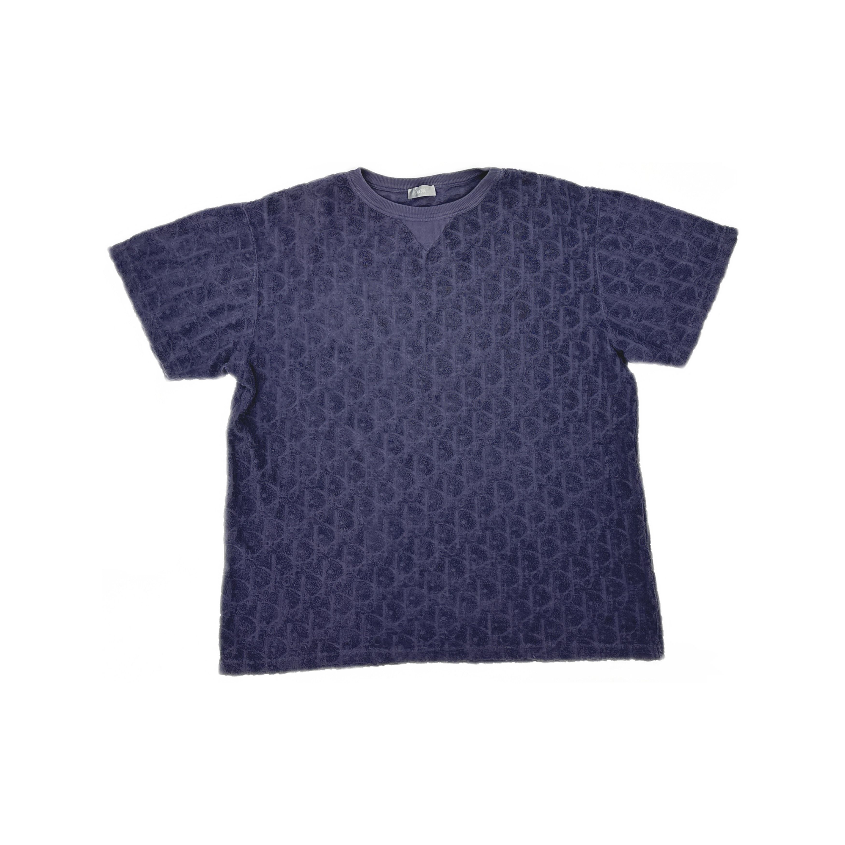 Dior Dior Monogram Oblique Cotton T-Shirt L Size US L / EU 52-54 / 3 - 1 Thumbnail
