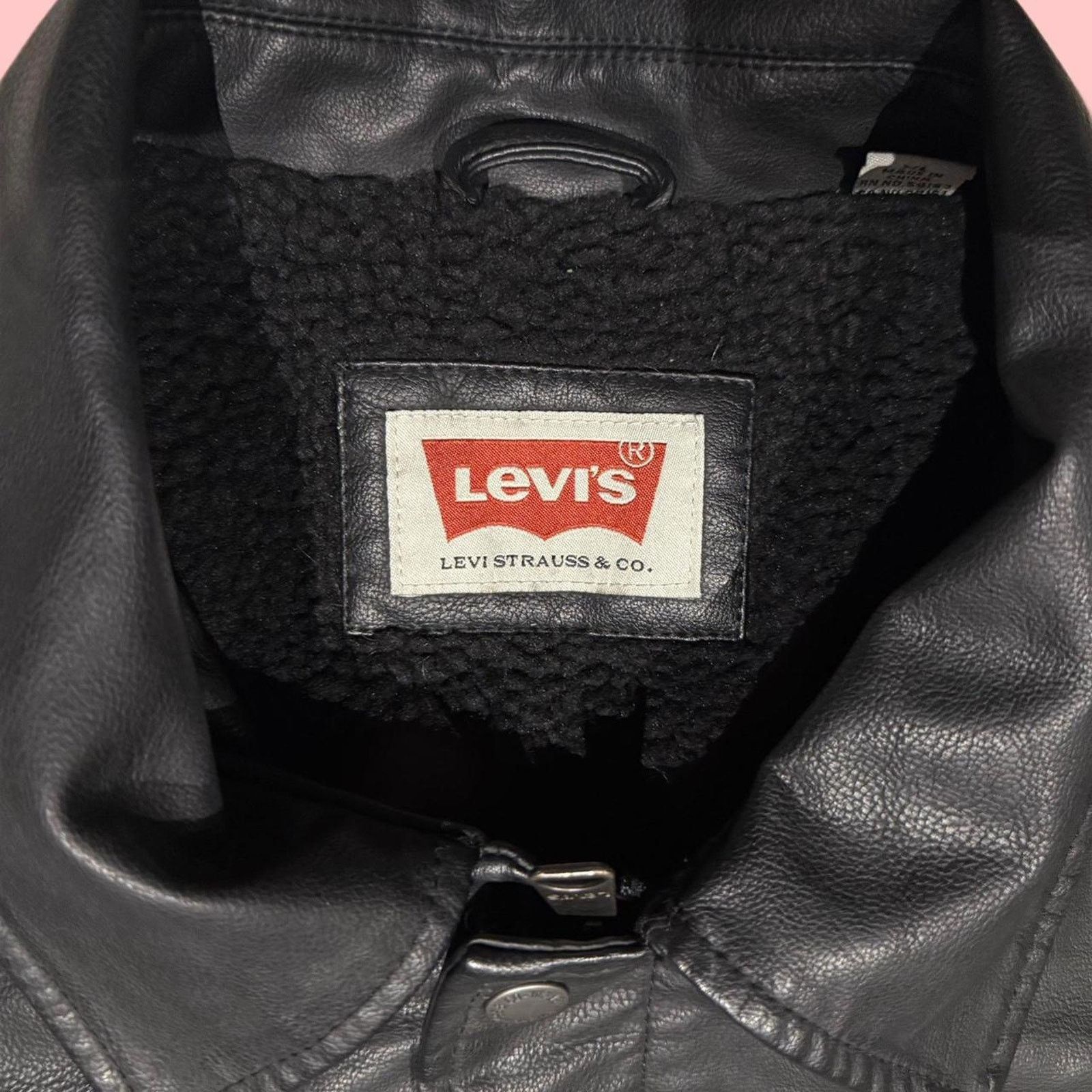 Levi's Levis black faux leather jacket Size US XL / EU 56 / 4 - 3 Thumbnail