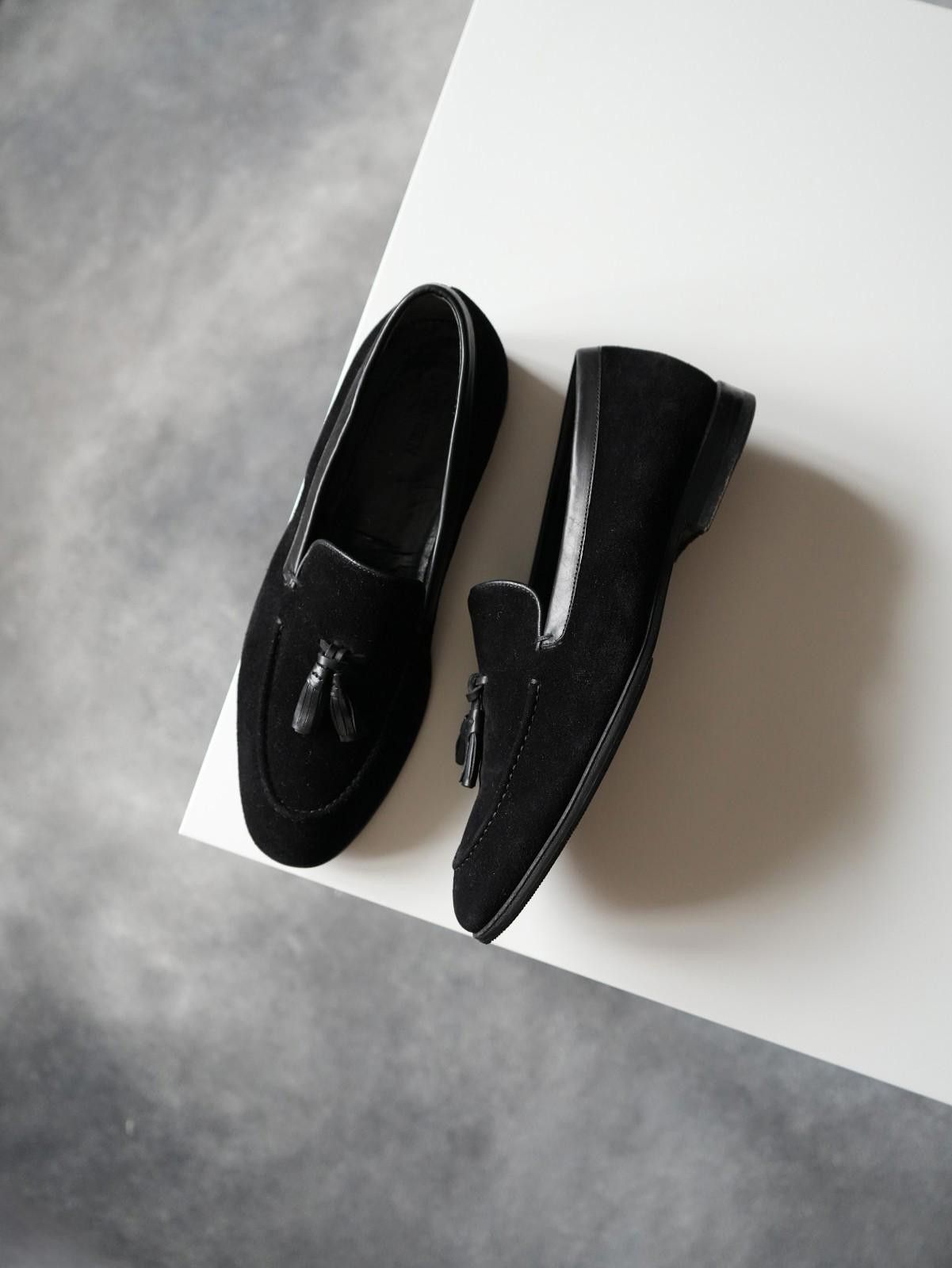 Alexander McQueen Alexander McQueen Tassel Suede Black Loafers Men US8 Size US 7 / EU 40 - 1 Thumbnail