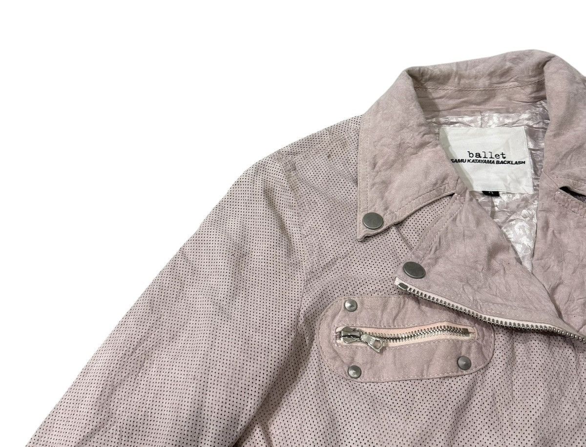 Isamu Katayama Backlash Isamu Katayama Backlash Ballet Double Collar Leather Jacket Size XS / US 0-2 / IT 36-38 - 6 Thumbnail