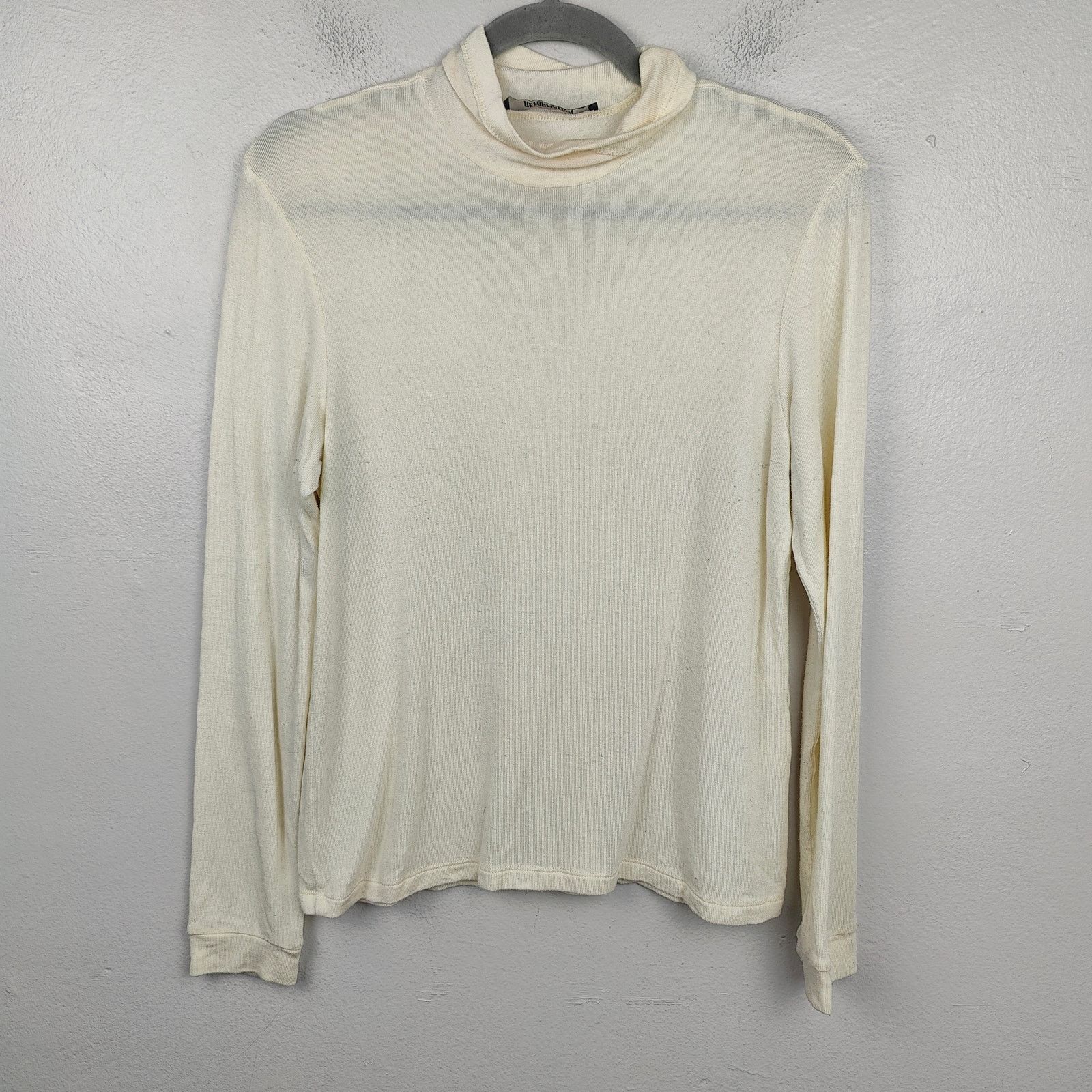 Other Reformation Mock Neck Top Womens Small Cream Sweater Size S / US 4 / IT 40 - 1 Thumbnail