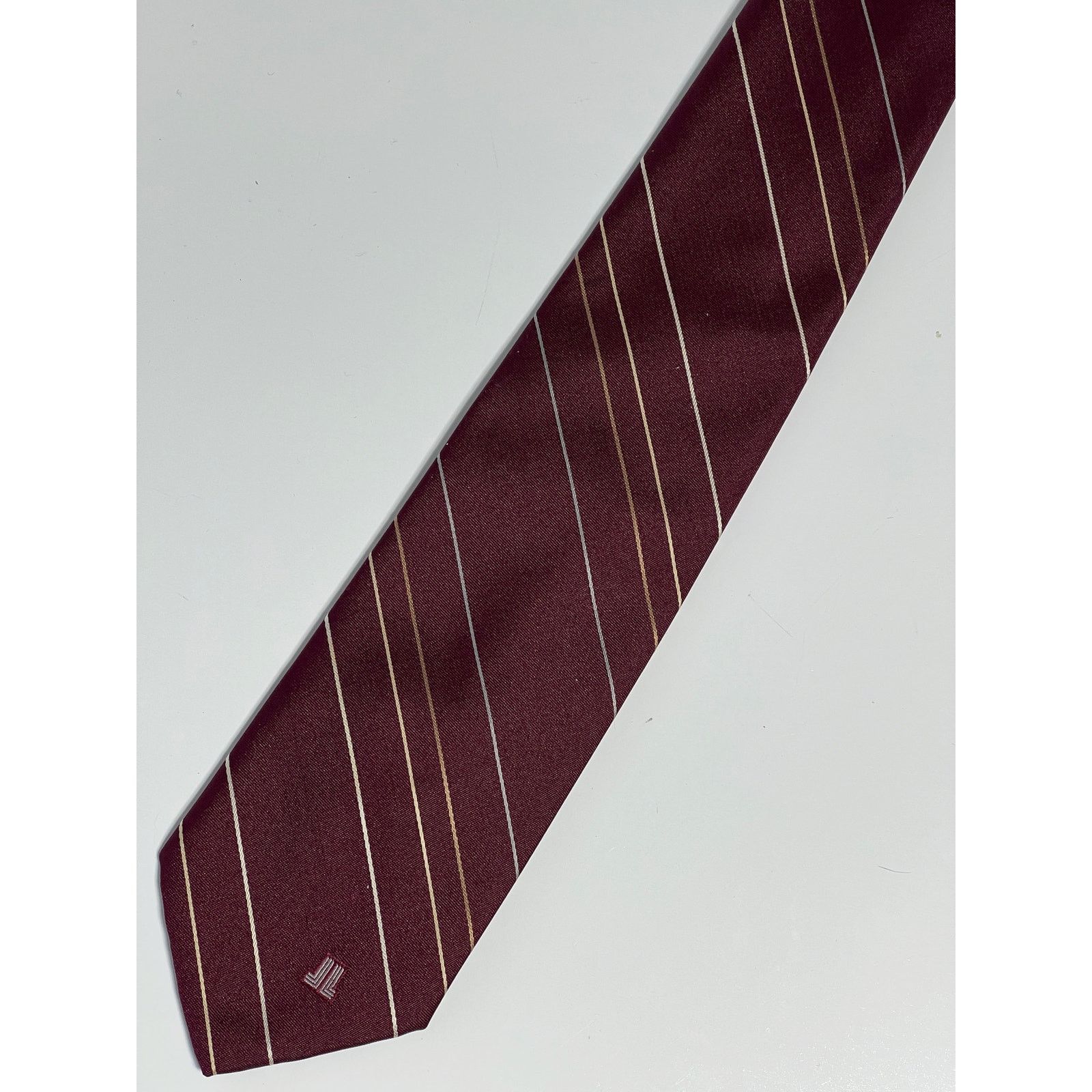 Lanvin Lanvin New York Paris Mens Vintage Red Designer Necktie Tie Size ONE SIZE - 6 Thumbnail