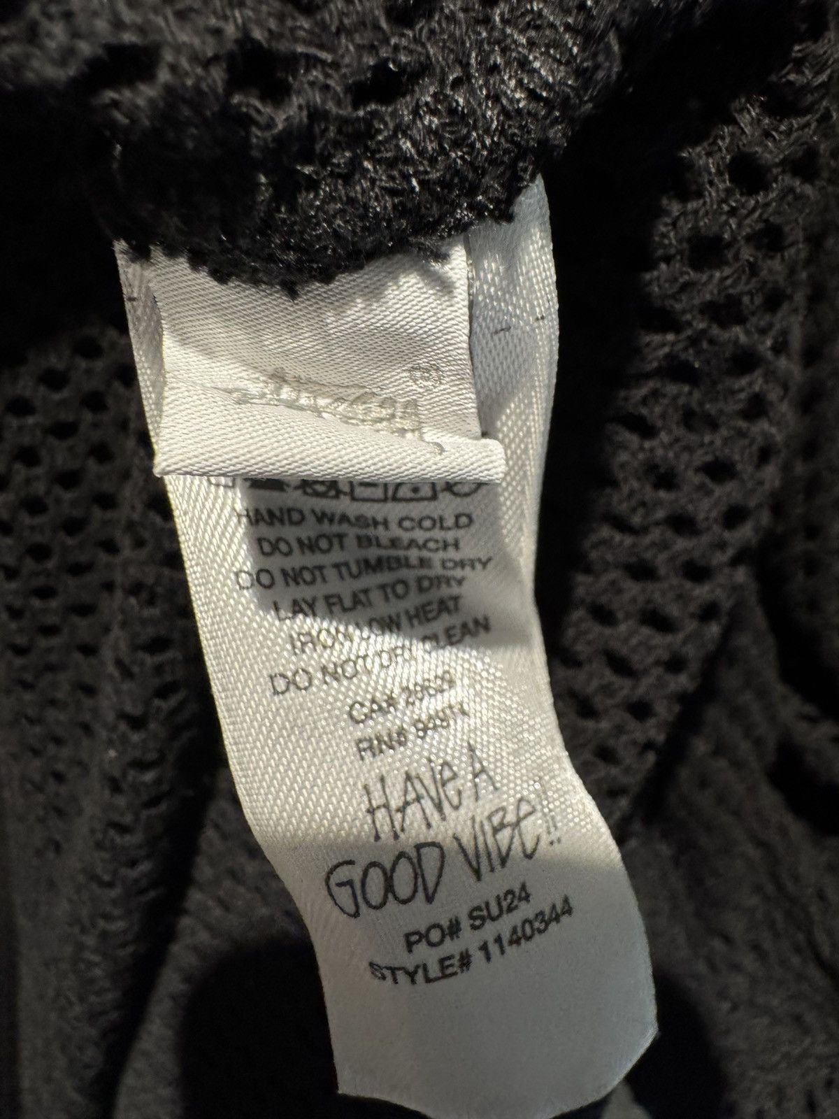 Stussy Stussy Workwear Black Mesh Knit Short Sleev Jersey Large Size US L / EU 52-54 / 3 - 7 Thumbnail