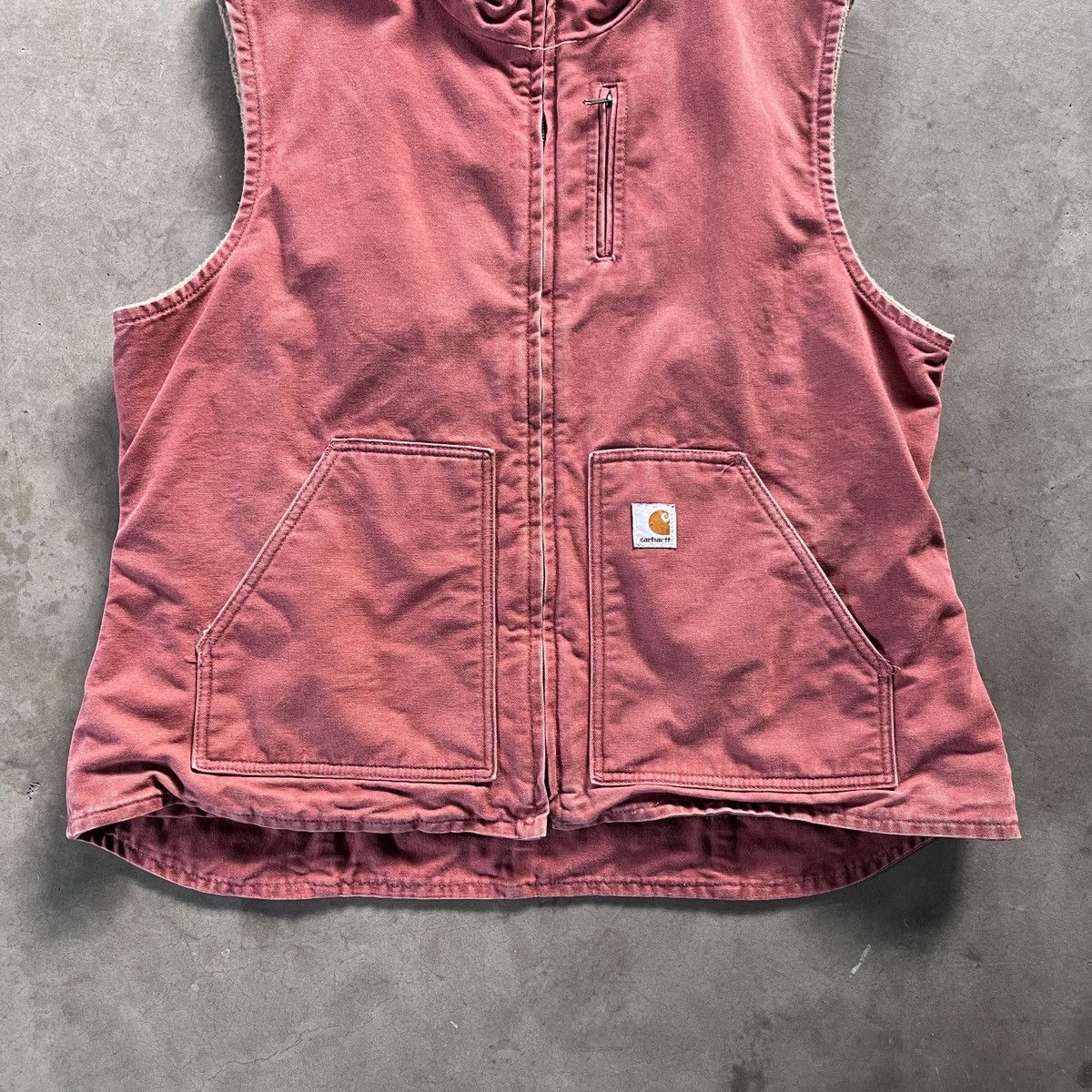 Carhartt × Vintage Vintage Salmon Carhartt Vest Size US XXL / EU 58 / 5 - 4 Thumbnail