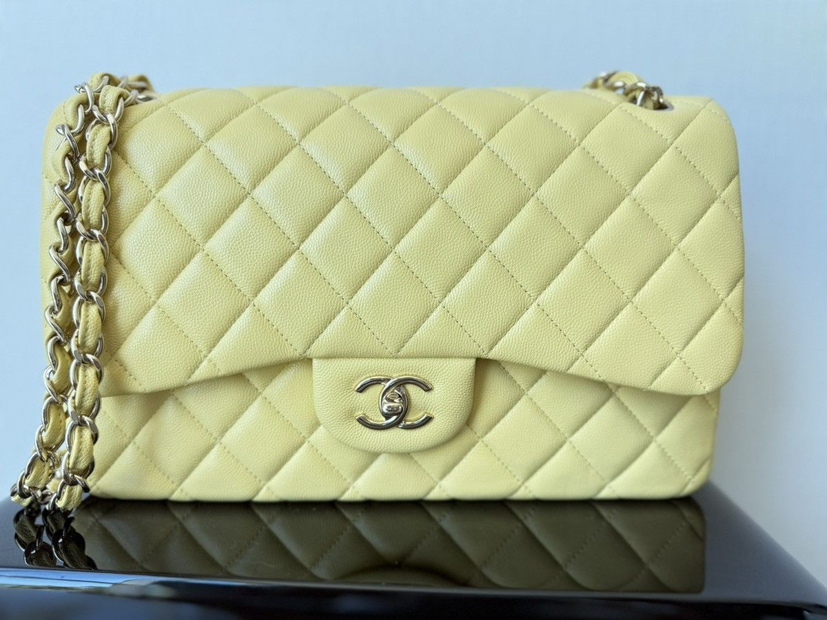Chanel CHANEL Classic Large Flap Shoulder Bag Caviar Leather Purse Size ONE SIZE - 2 Thumbnail