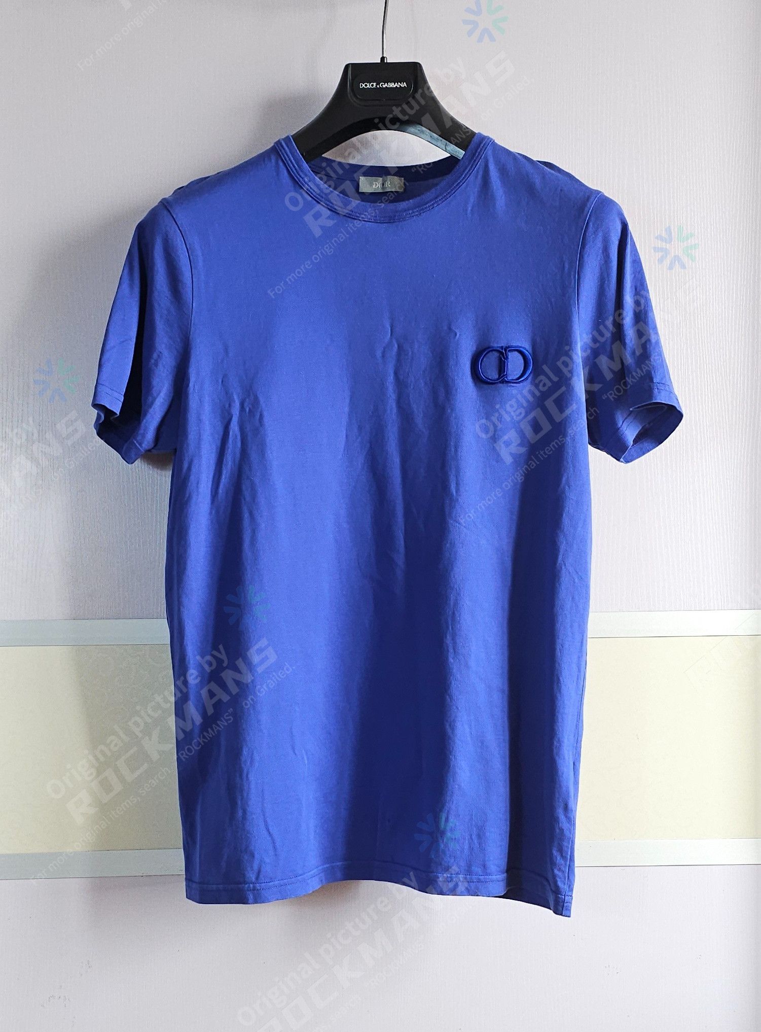 Dior Dior Homme Blue CD Icon Embroidered Size M Size US M / EU 48-50 / 2 - 1 Thumbnail