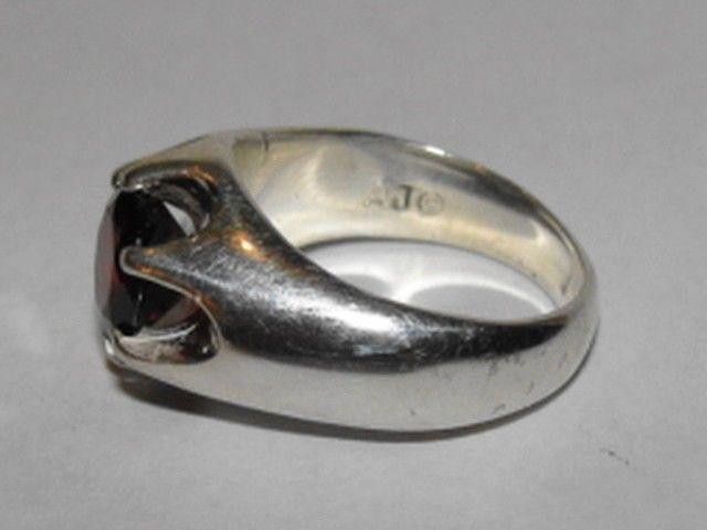 Designer Men's Sterling Silver Black Onyx Pinky Ring Alberto Juan Size ONE SIZE - 2 Thumbnail