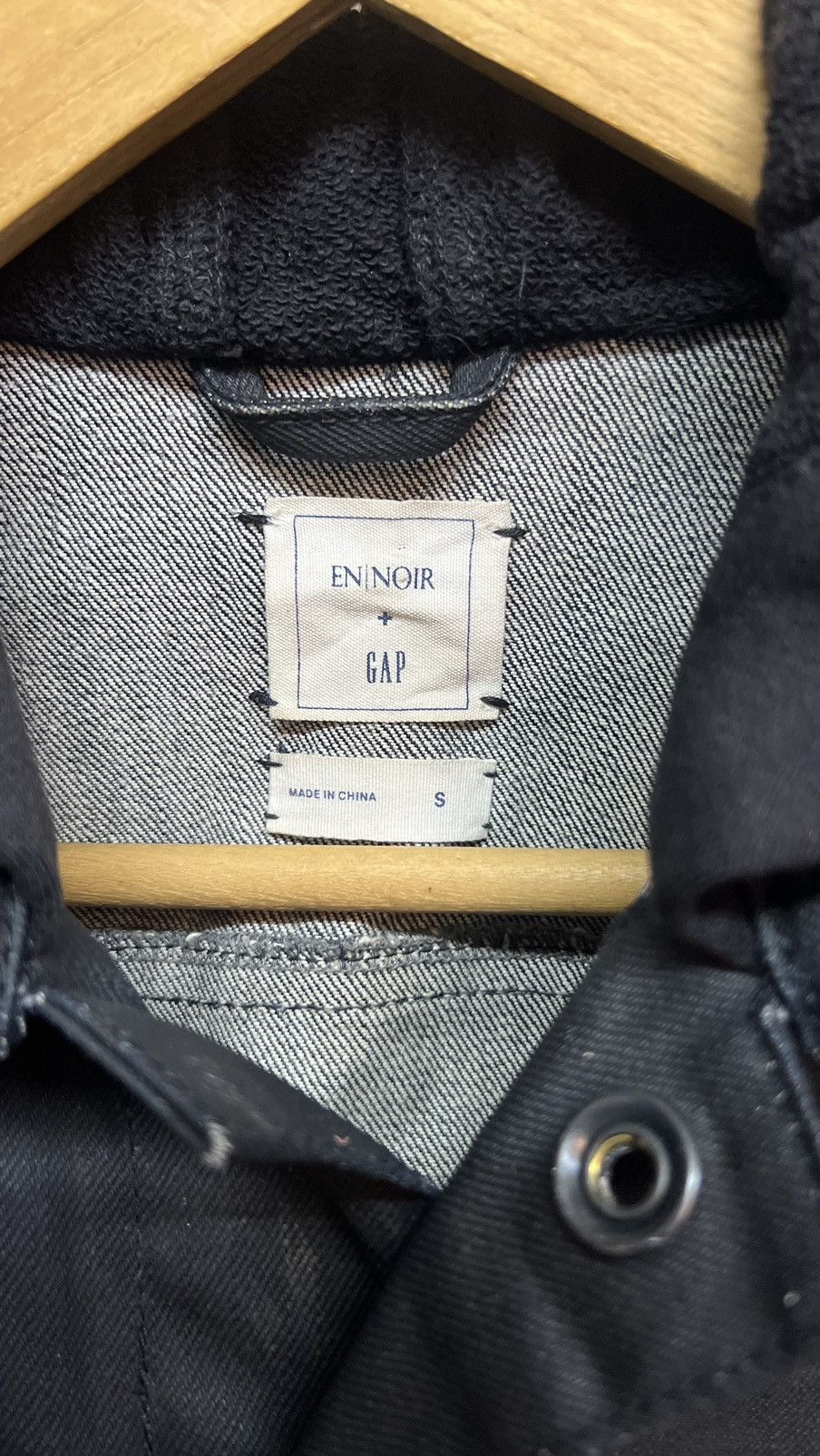 En Noir En Noir X Gap Wax Denim + Leather Jacket Size US S / EU 44-46 / 1 - 12 Thumbnail