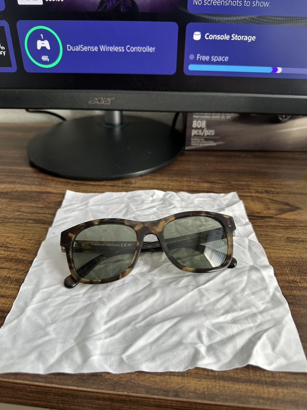 Moncler MONCLER GLANCER SQUARED SUNGLASSES Size ONE SIZE - 1 Thumbnail