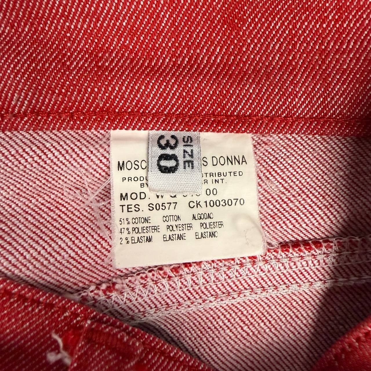 Moschino MOSCHINO JEANS DONNA FLARED BOOTCUT JEANS Y2K Size 30" / US 8 / IT 44 - 4 Thumbnail