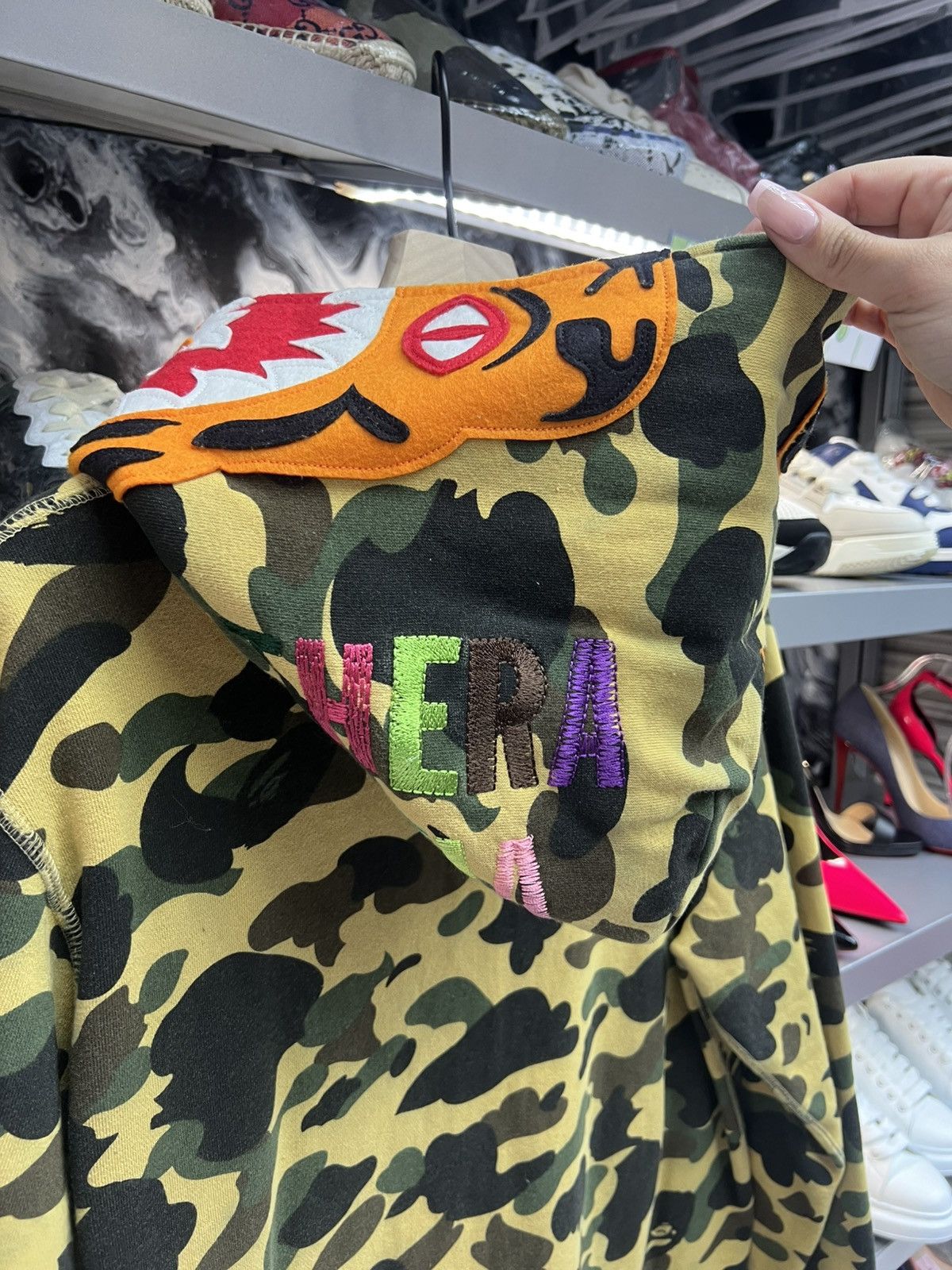 Bape Bape Shark Hoodie Full Zip Size US XL / EU 56 / 4 - 8 Thumbnail