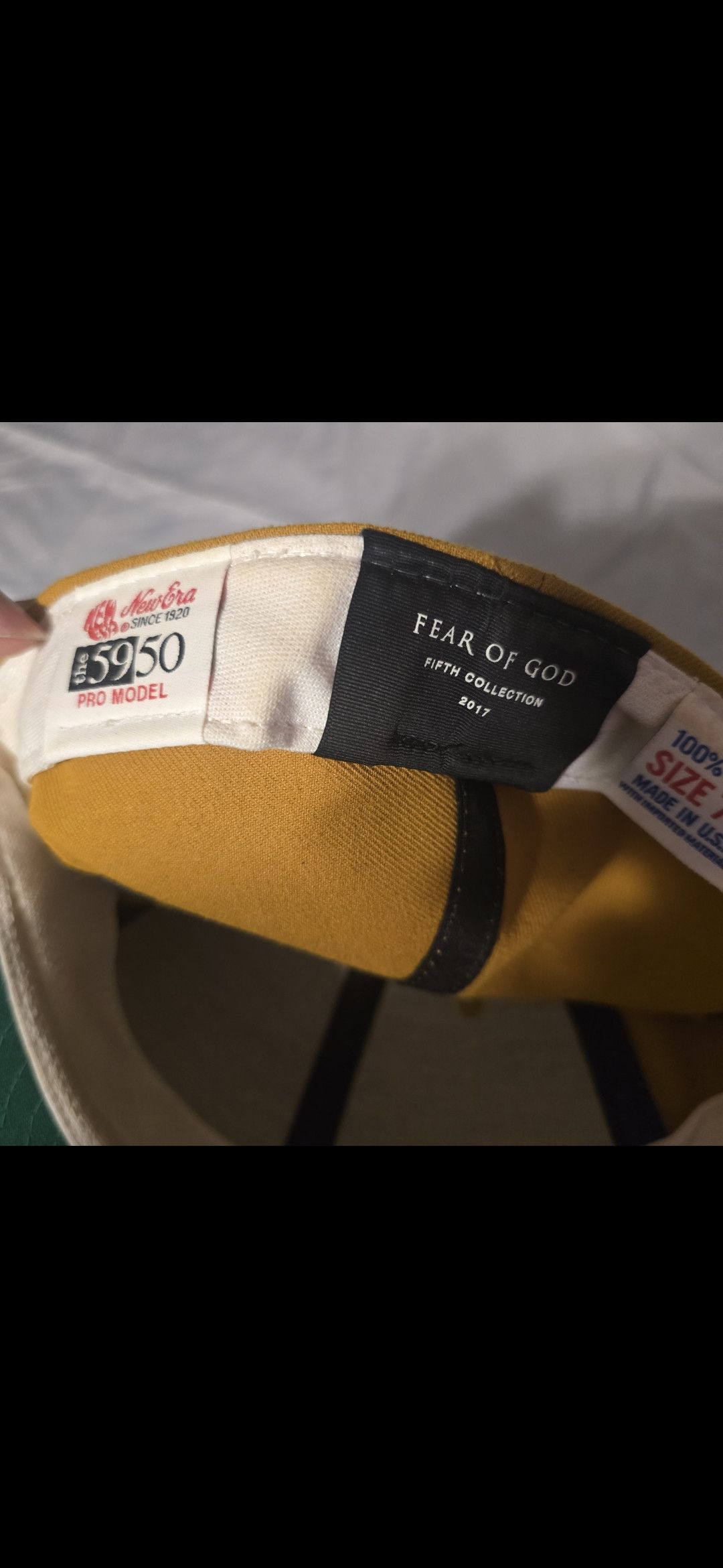 Fear of God × New Era Fear of god 5th collection new era fitted 7 5/8 Size ONE SIZE - 2 Thumbnail