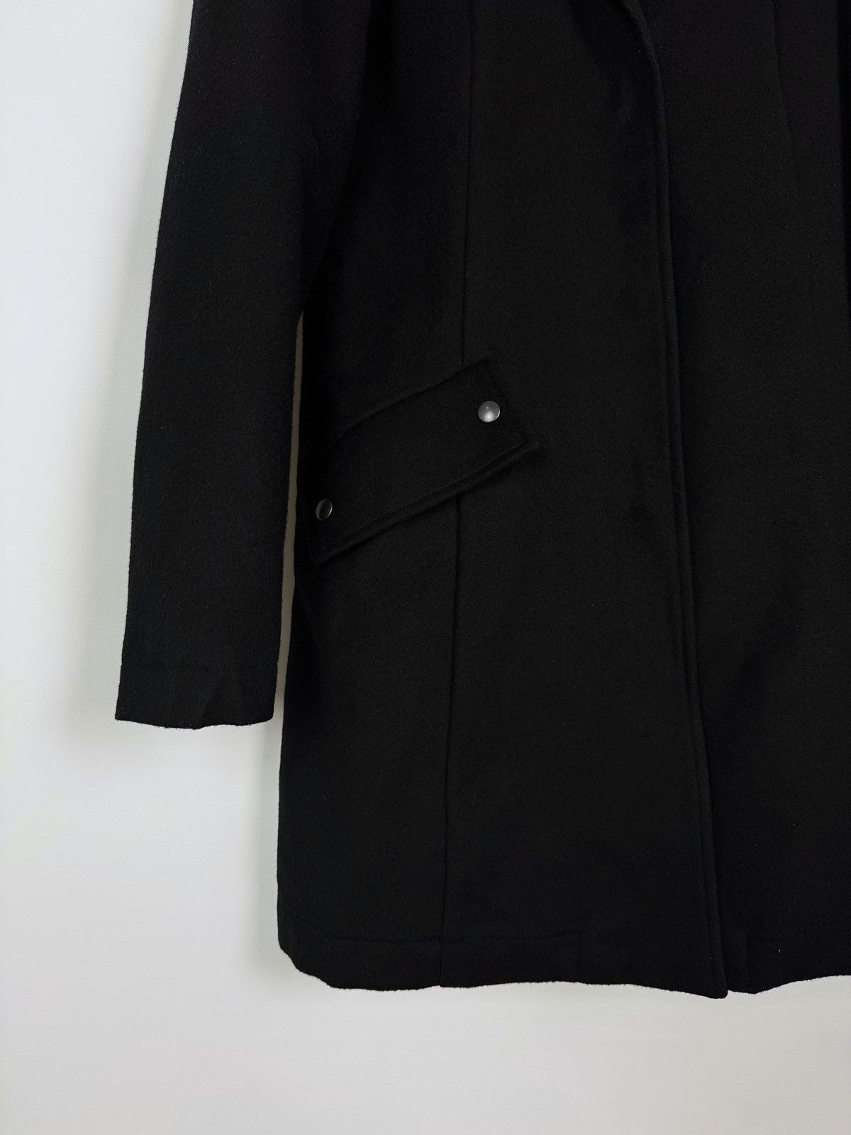 Sarah Pacini Sarah Pacini Wool Blend Mid Coat Jacket Size XS / US 0-2 / IT 36-38 - 9 Thumbnail