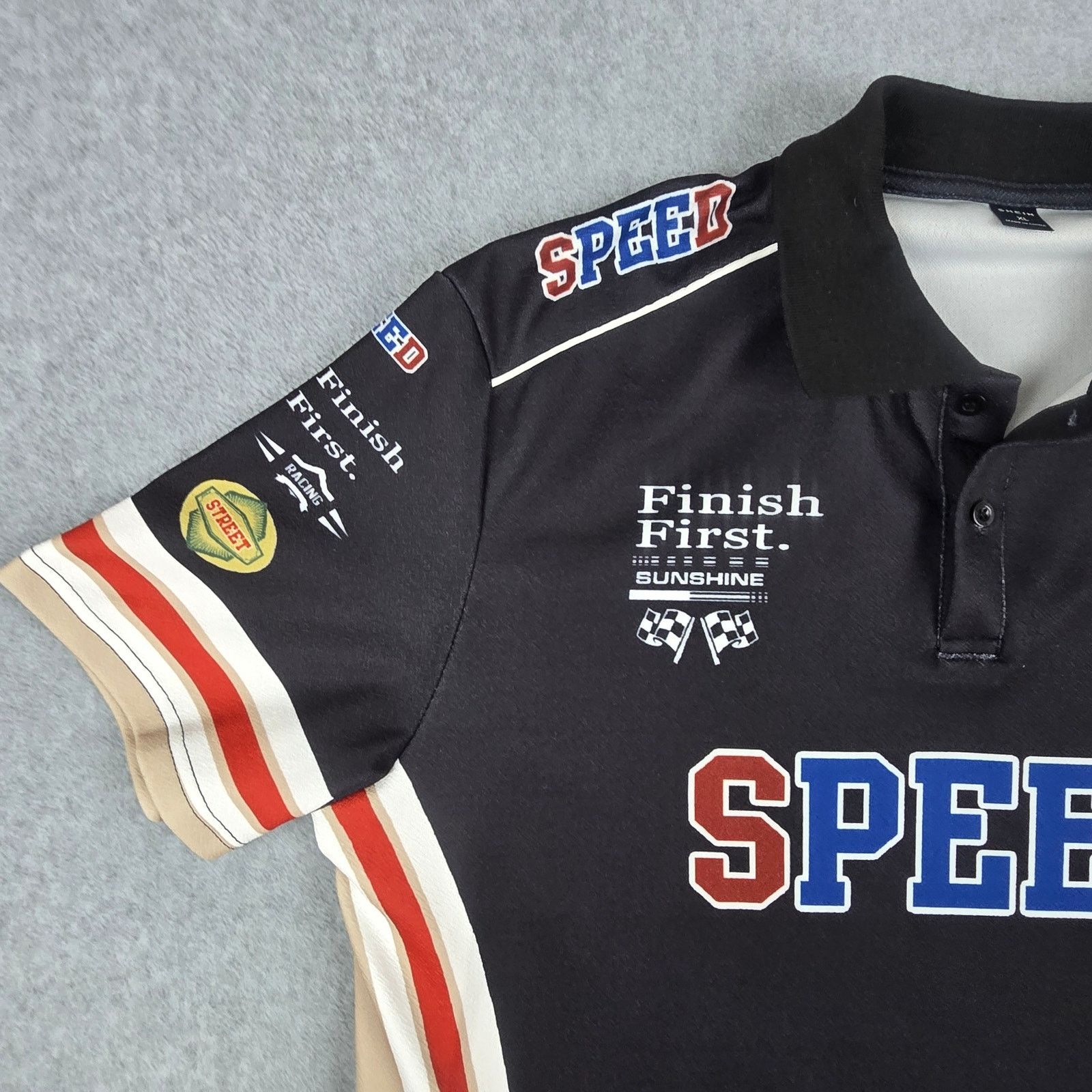 Shein Shein XL Manfinity Racing Polo Shirt SPEED Size US M / EU 48-50 / 2 - 5 Thumbnail