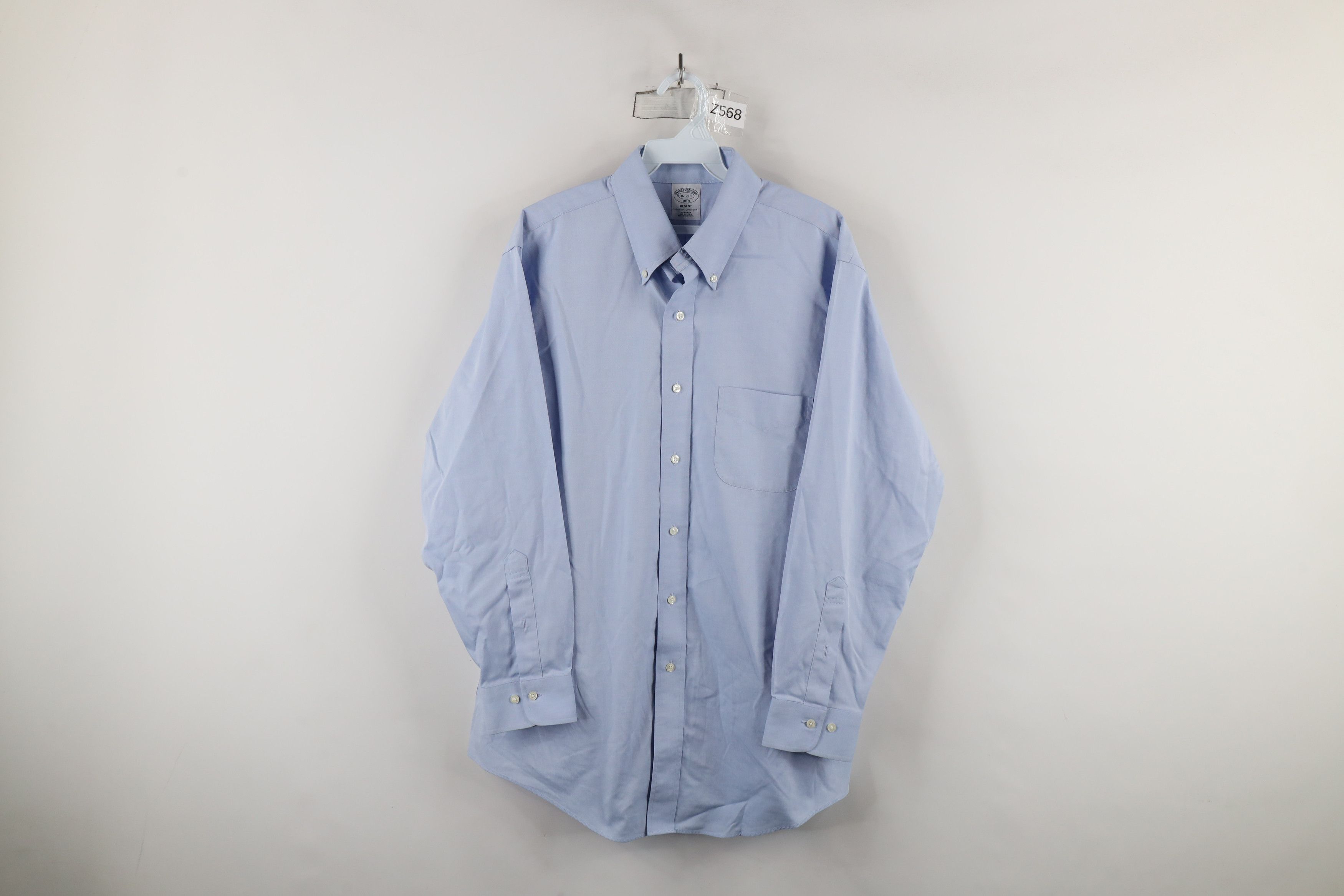 Brooks Brothers × Vintage Vintage 90s Brooks Brothers Cotton Button Down Shirt Size US M / EU 48-50 / 2 - 1 Thumbnail