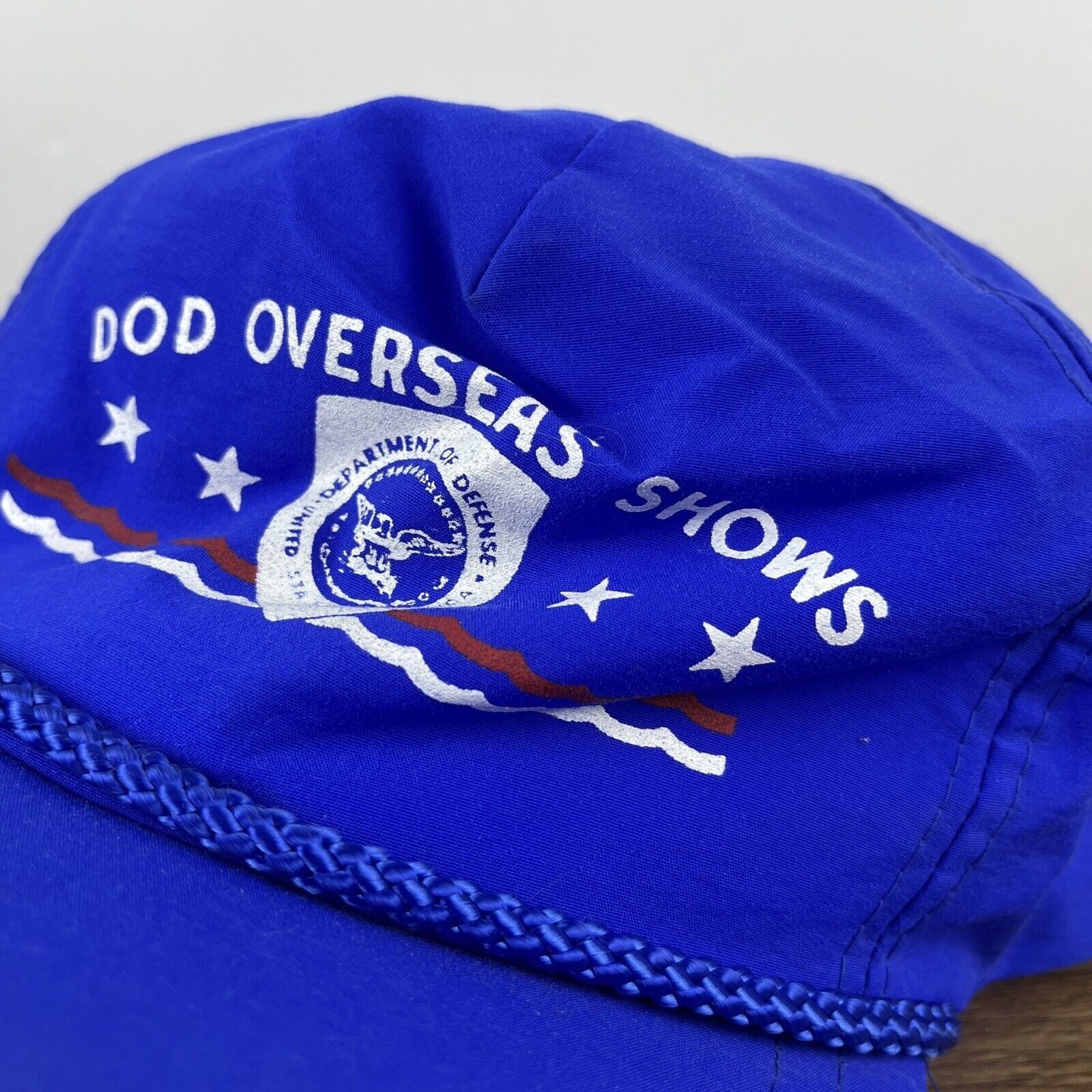 Other DOD Overseas Shows Hat DOD Blue Hat Snapback Adjustable Adul Size ONE SIZE - 7 Thumbnail