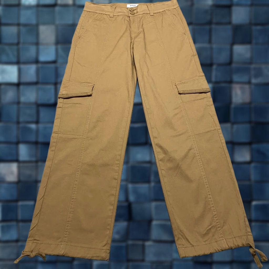 Vintage Kensie Jeans Womens Pants Beige Cargo Medium Wash Mid Rise Straight Jogger 2 XS? Size 26" / US 2 / IT 38 - 1 Thumbnail
