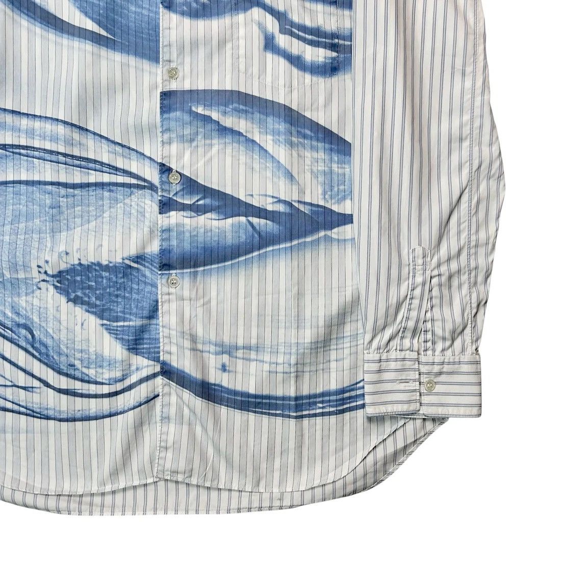 Comme des Garcons Comme des Garcons Shirt Airbrush Print Striped Shirt Size US M / EU 48-50 / 2 - 6 Thumbnail