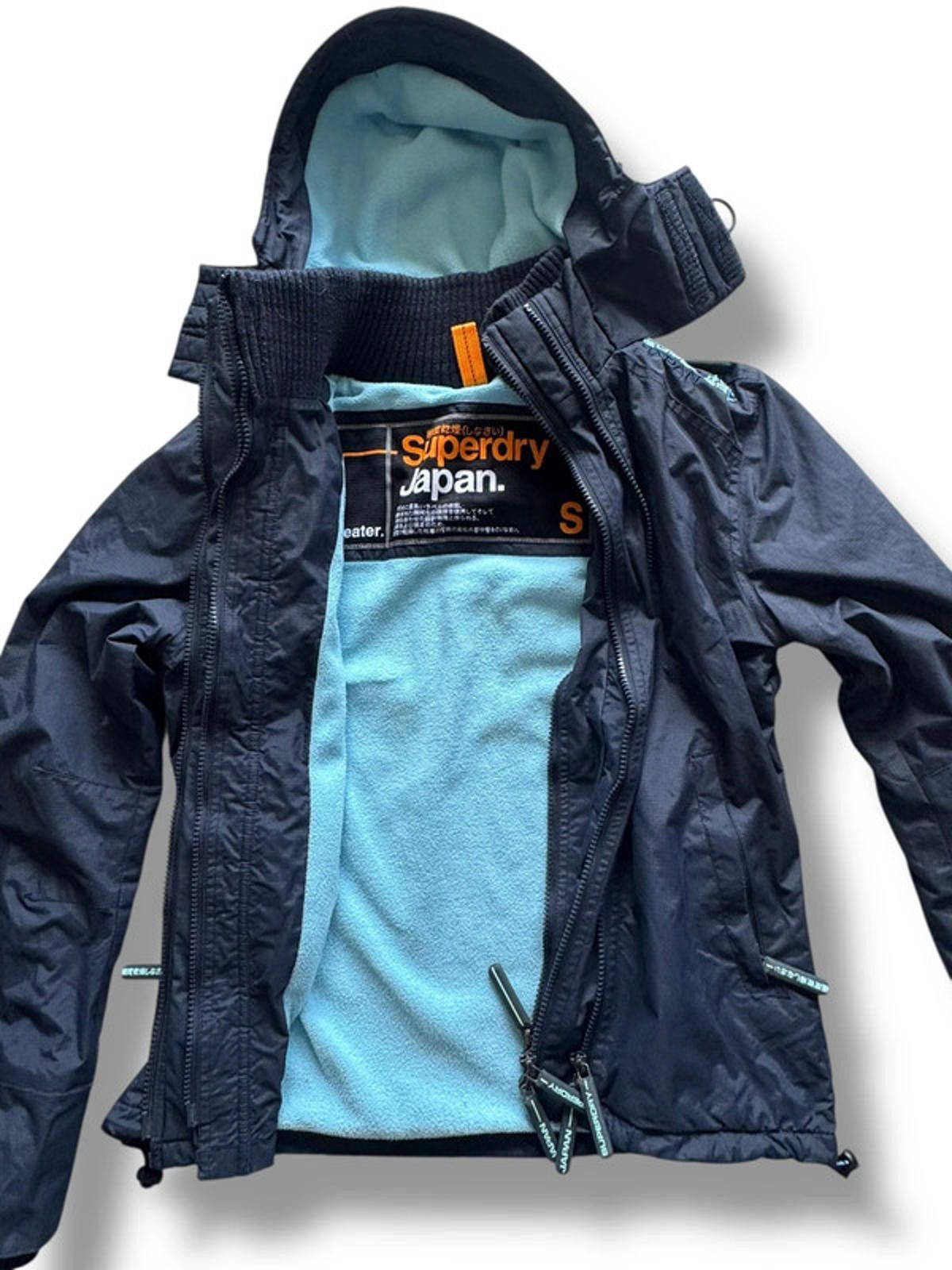 Superdry Ladies Superdry Windcheater Jacket – Navy Same Day Shipping Size S / US 4 / IT 40 - 8 Thumbnail