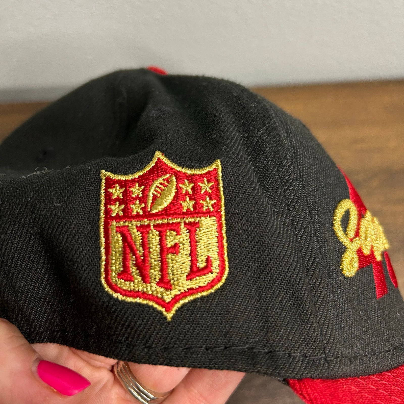 New Era San Francisco 49ers Hat New Era 39Thirty Flex Fit Large XL Size ONE SIZE - 6 Thumbnail
